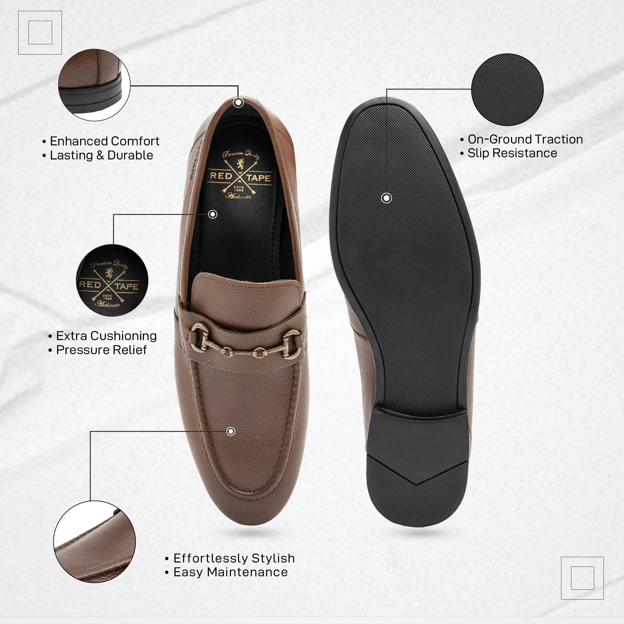 Men's Leather Loafers for Effortless Formal Style - Image 5