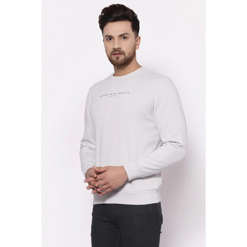 Men's Light Grey Sweatshirt - Image 2