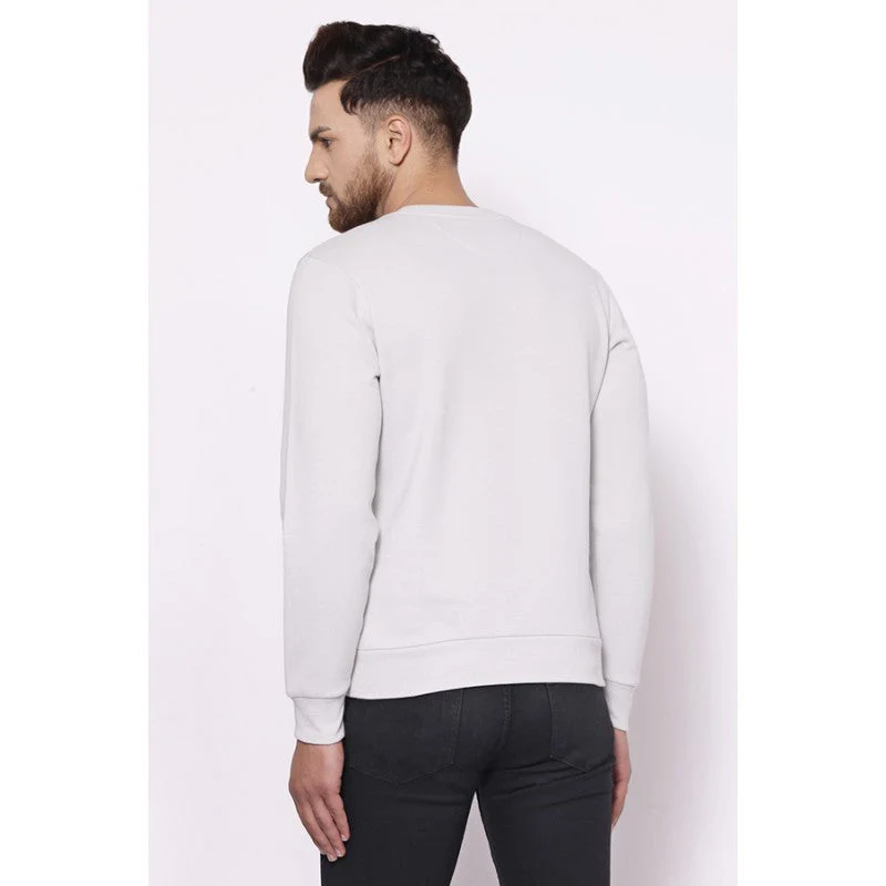 Men's Light Grey Sweatshirt - Image 3