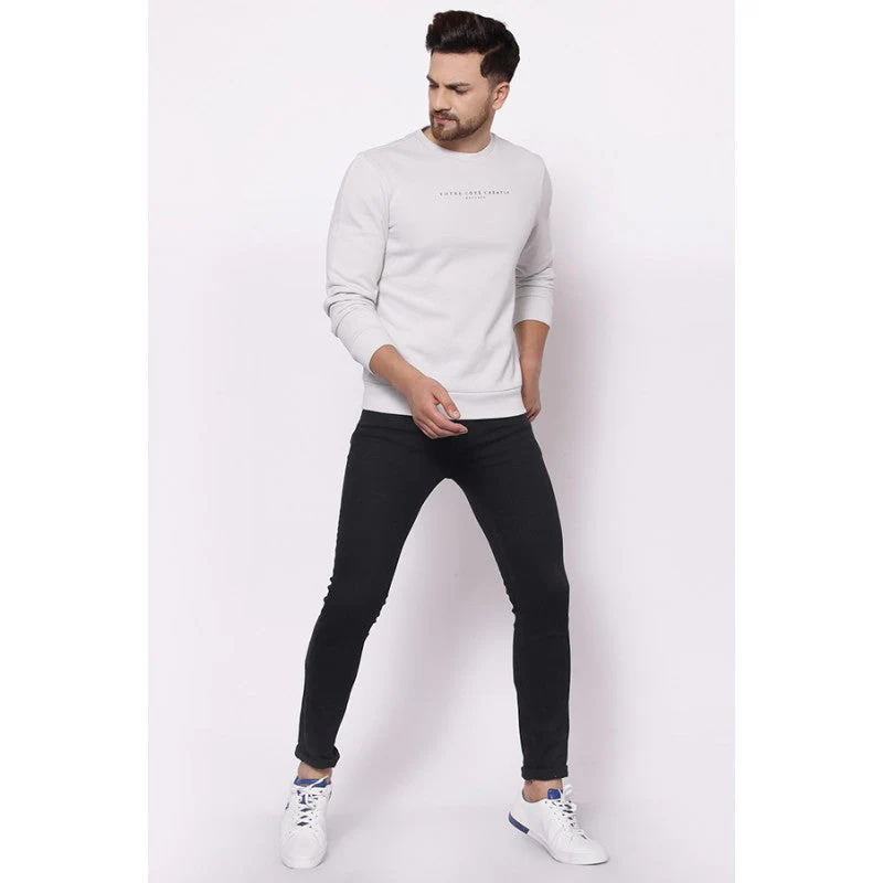 Men's Light Grey Sweatshirt - Image 4