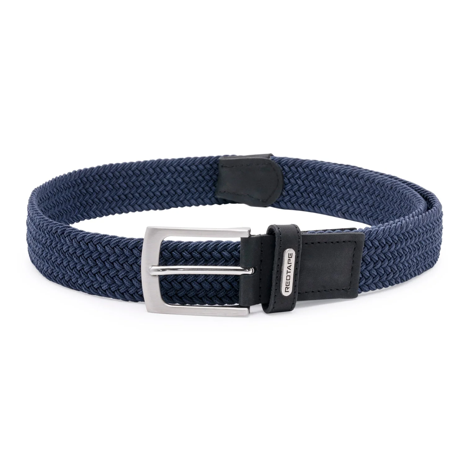 Men's Navy Synthetic Belt - Image 3