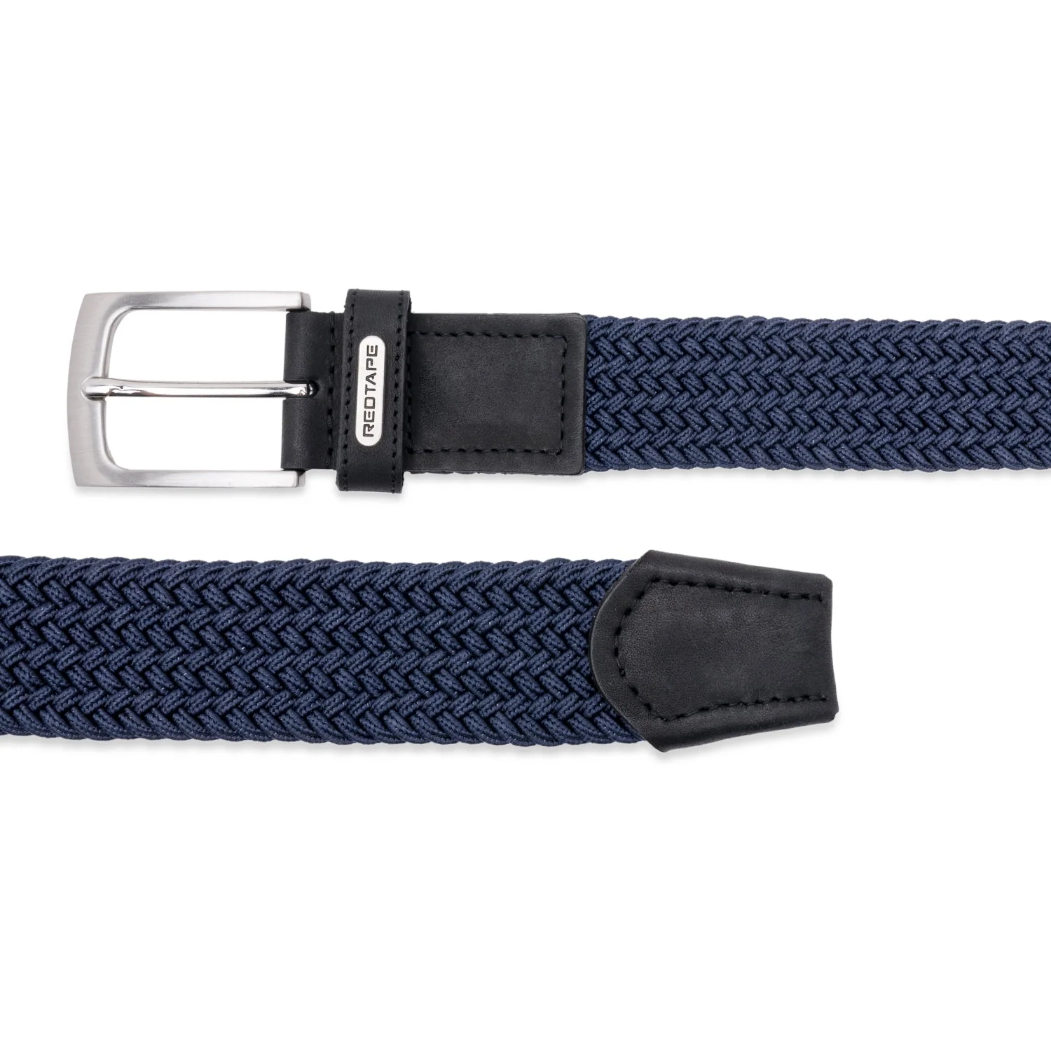 Men's Navy Synthetic Belt - Image 4