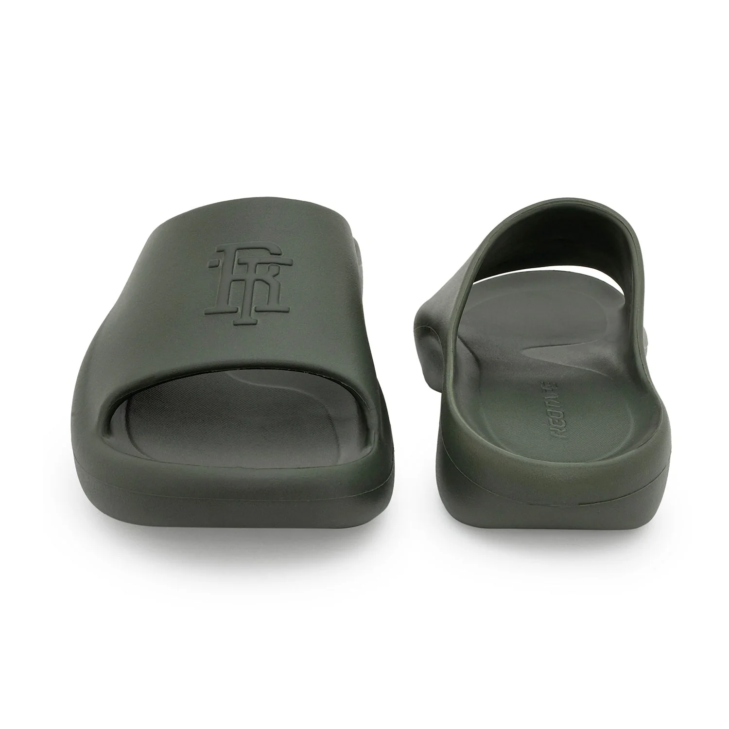 Men's Olive Sliders for Relaxed Everyday Comfort - Image 4