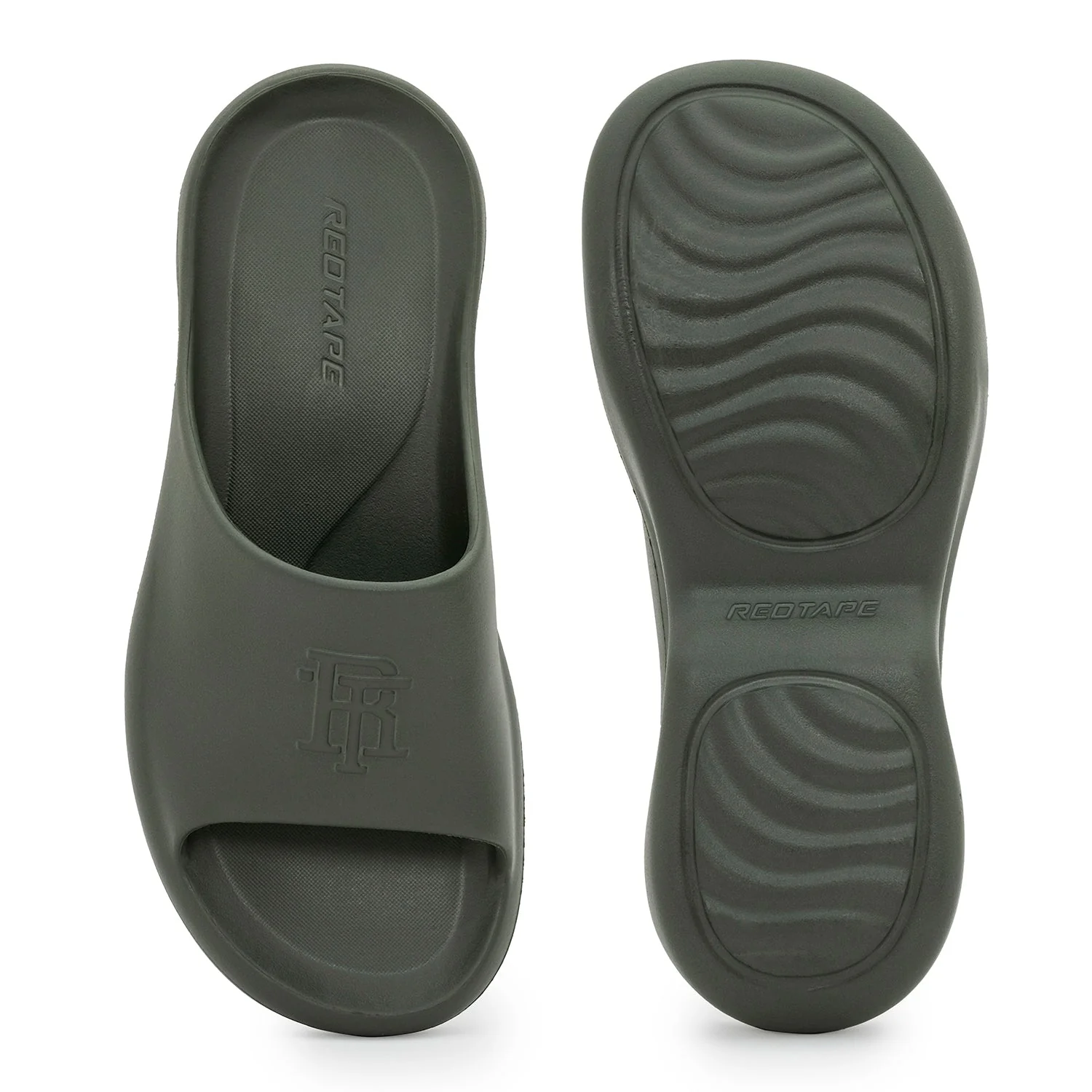 Men's Olive Sliders for Relaxed Everyday Comfort - Image 5