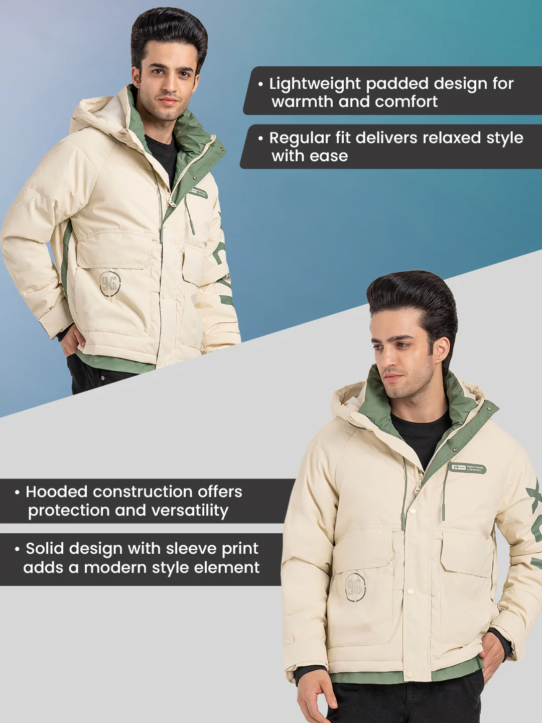 Men's Padded Jacket for Stylish Winter Warmth - Image 3