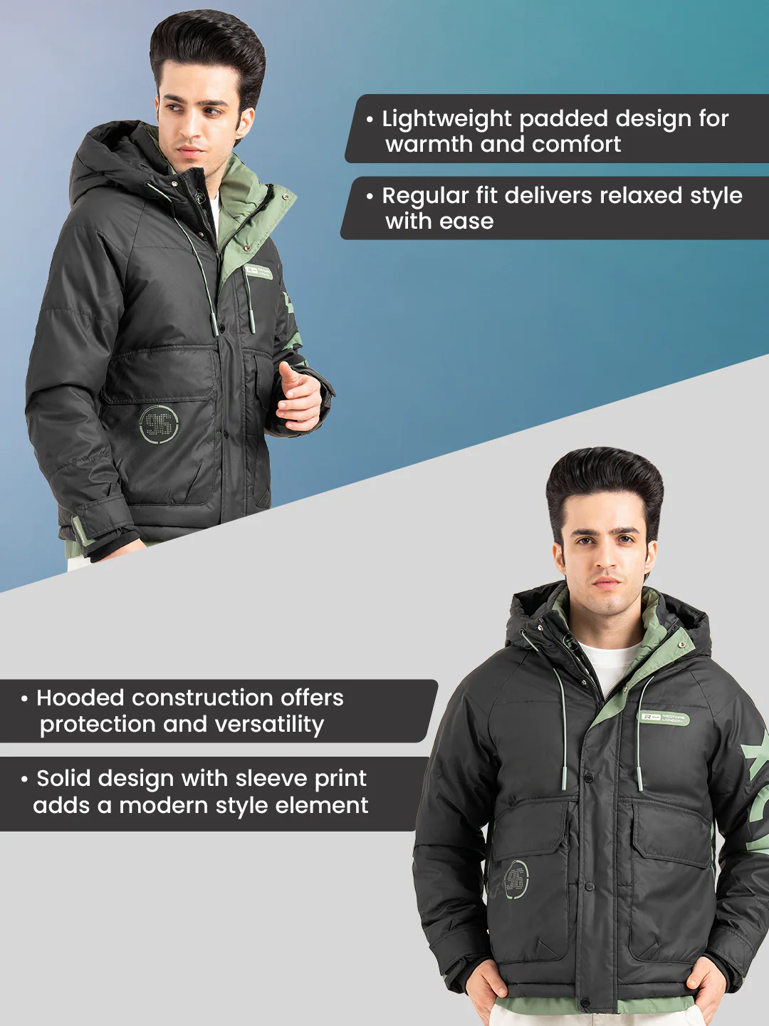 Men's Padded Jacket for Stylish Winter Warmth - Image 3