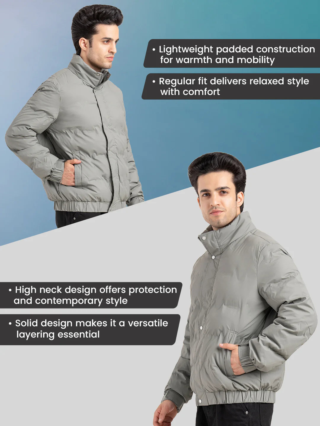 Men's Padded Jacket for Stylish Winter Warmth - Image 3