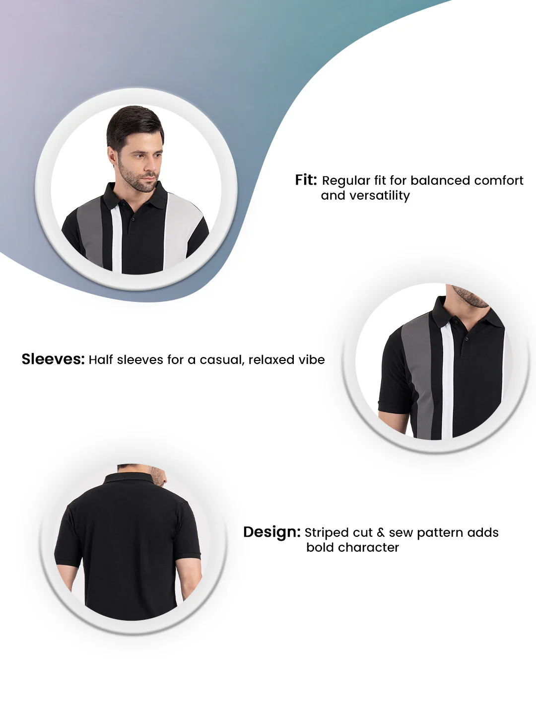 Mens Polo T-Shirt - Image 3