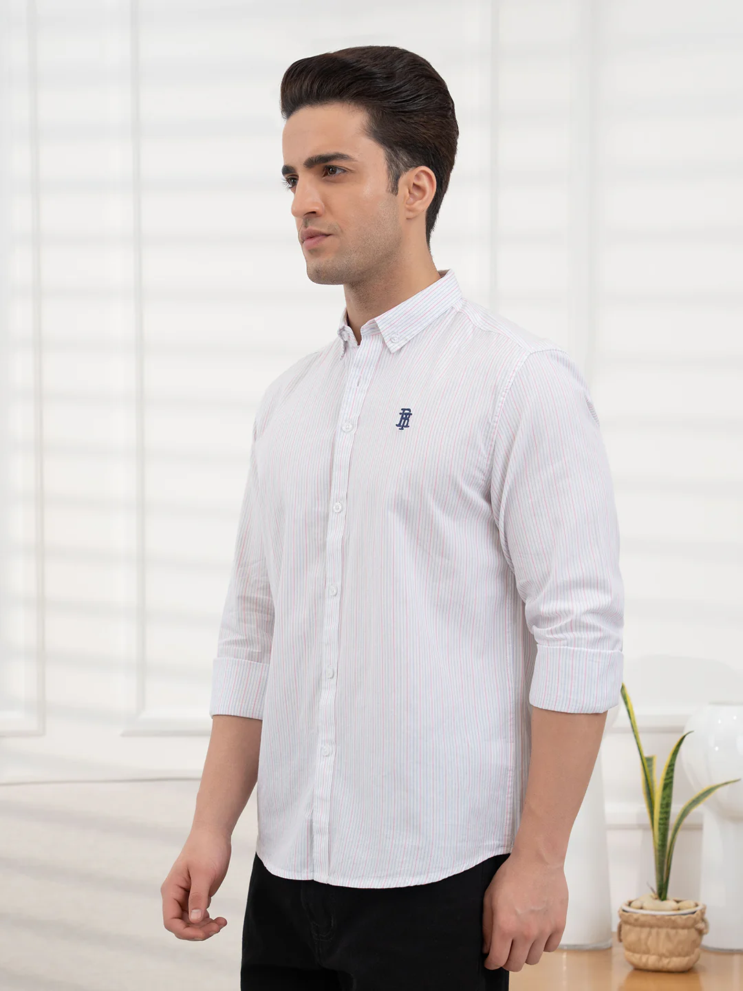 Menâ€™s Premium Cotton Shirt for Stylish Everyday Refined Look - Image 4
