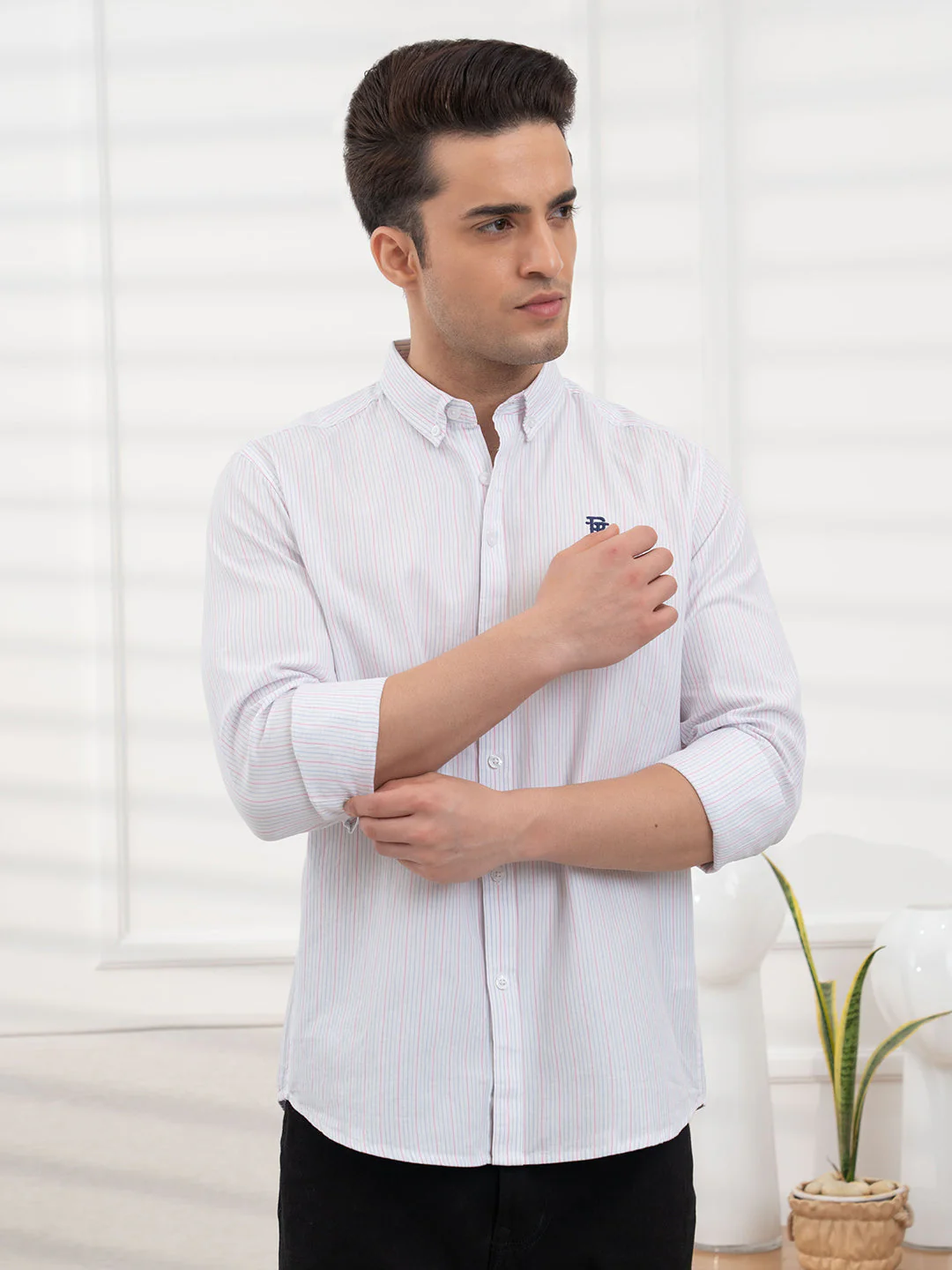 Menâ€™s Premium Cotton Shirt for Stylish Everyday Refined Look - Image 7