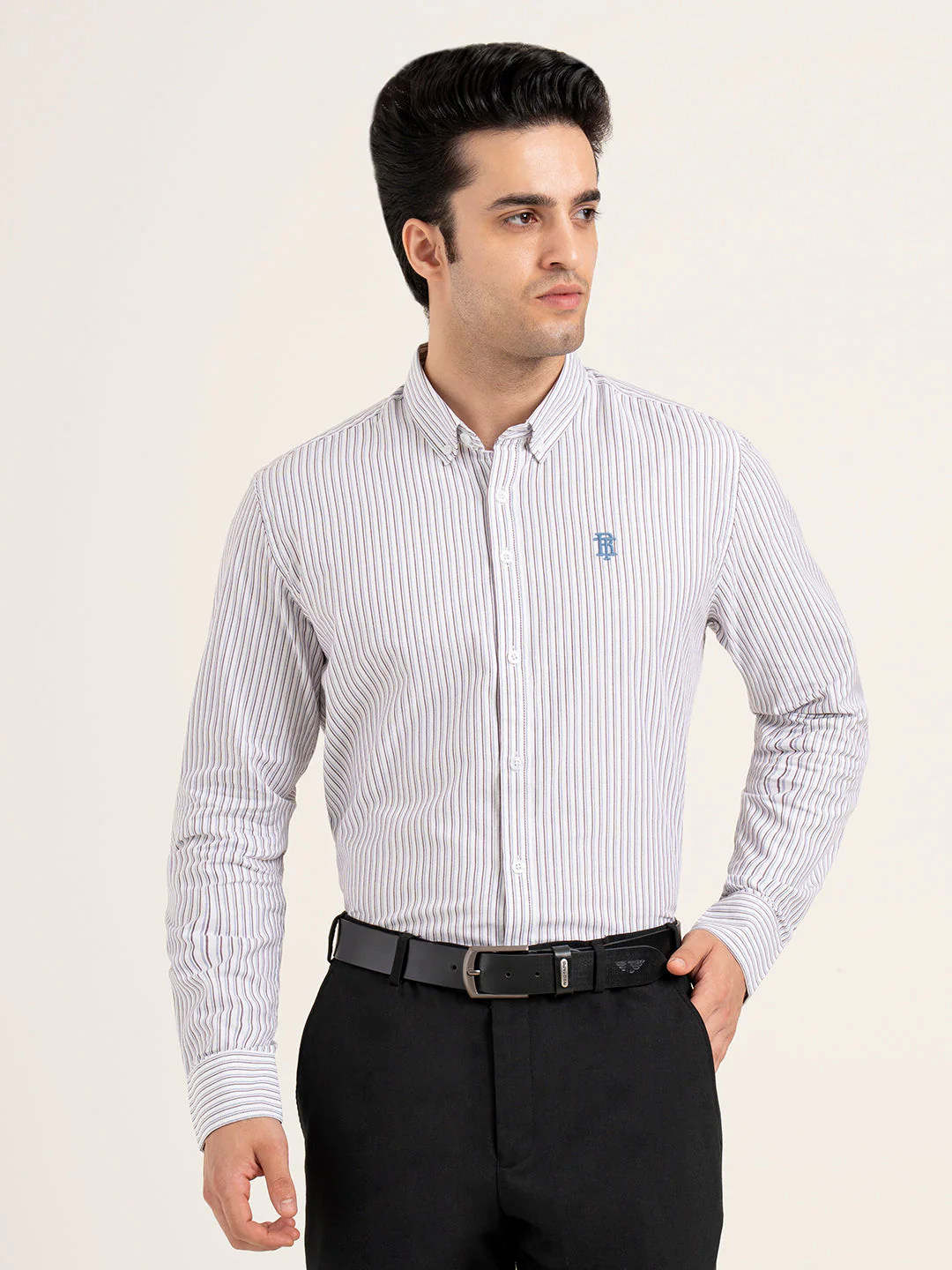 Menâ€™s Premium Cotton Shirt for Stylish Everyday Refined Look - Image 3