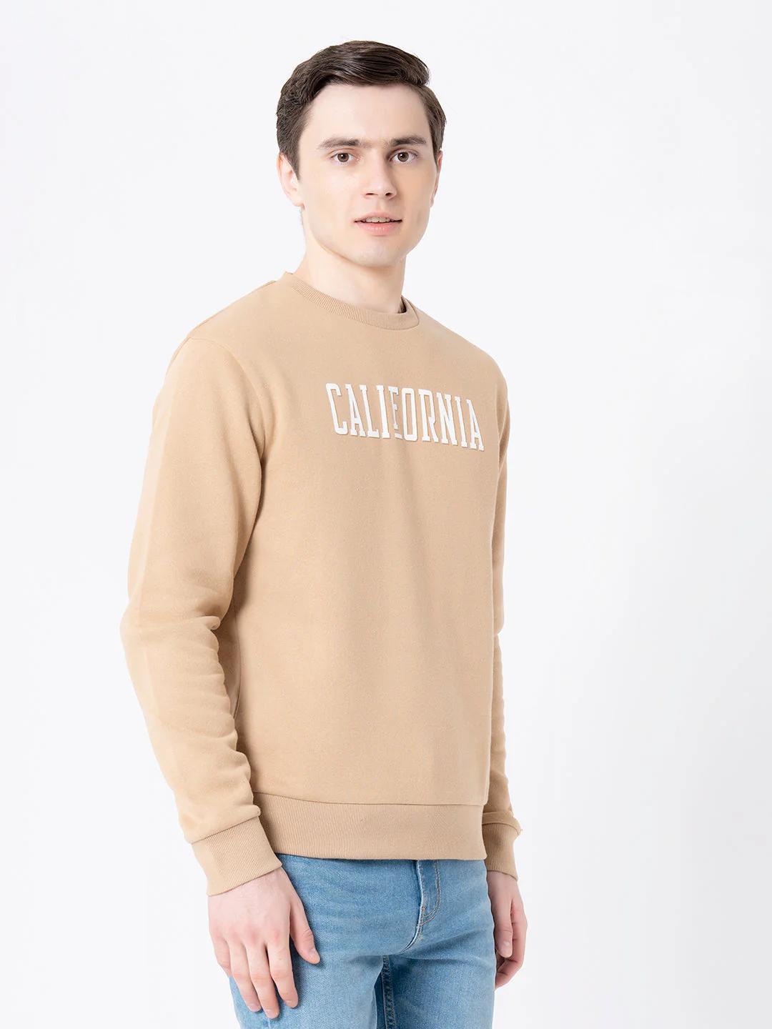 Men's Sand Graphic Print Sweatshirt - Image 2