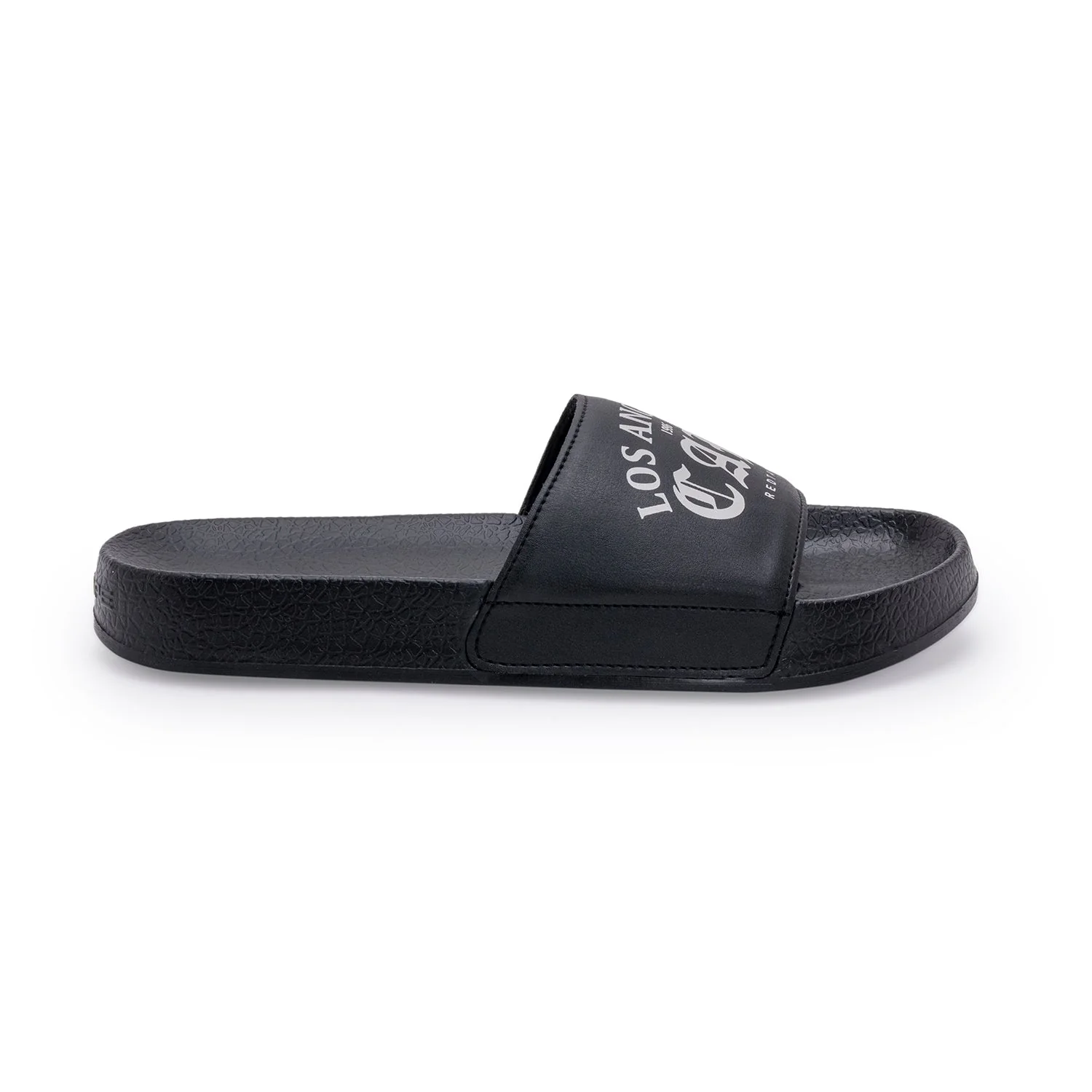 Mens Sliders in Black | Casual Pool Sliders - Image 2