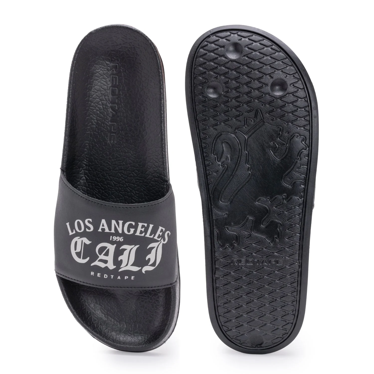 Mens Sliders in Black | Casual Pool Sliders - Image 5