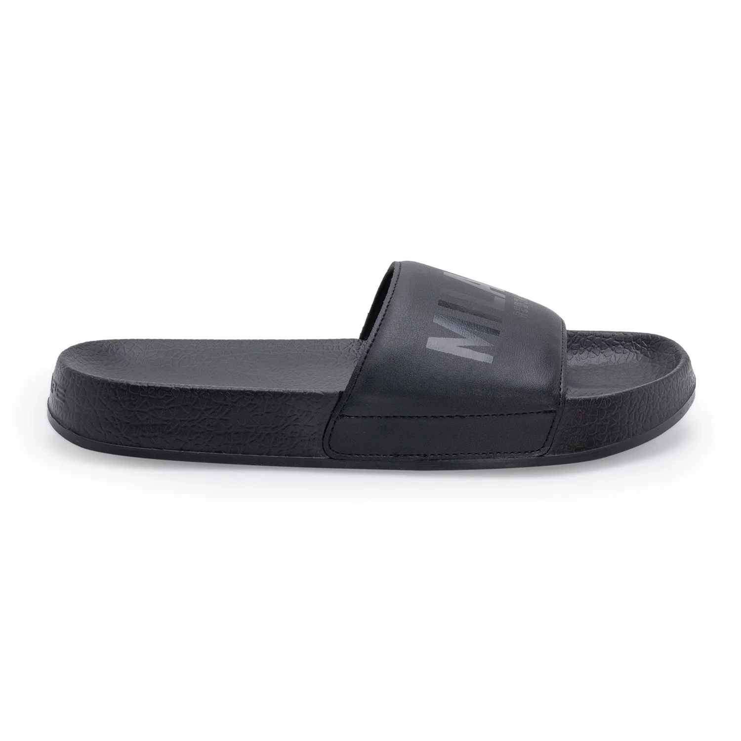 Mens Sliders in Black | Casual Pool Sliders - Image 2