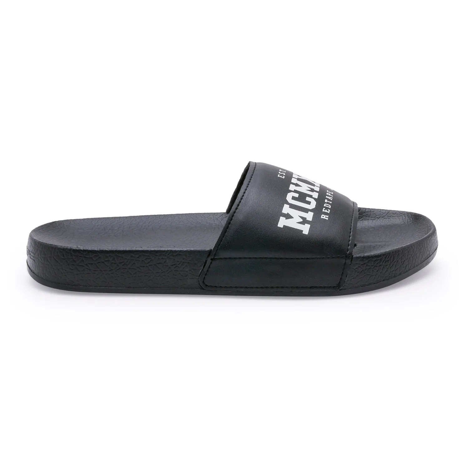 Mens Sliders in Black | Casual Pool Sliders - Image 2