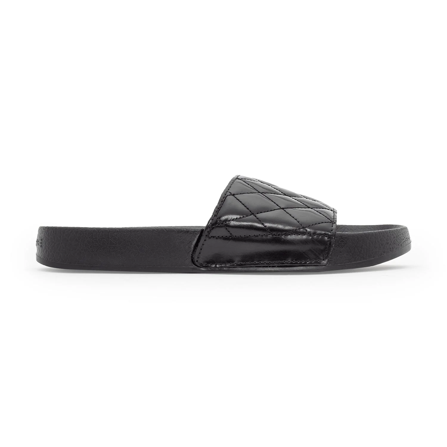 Mens Sliders in Black | Casual Pool Sliders - Image 2