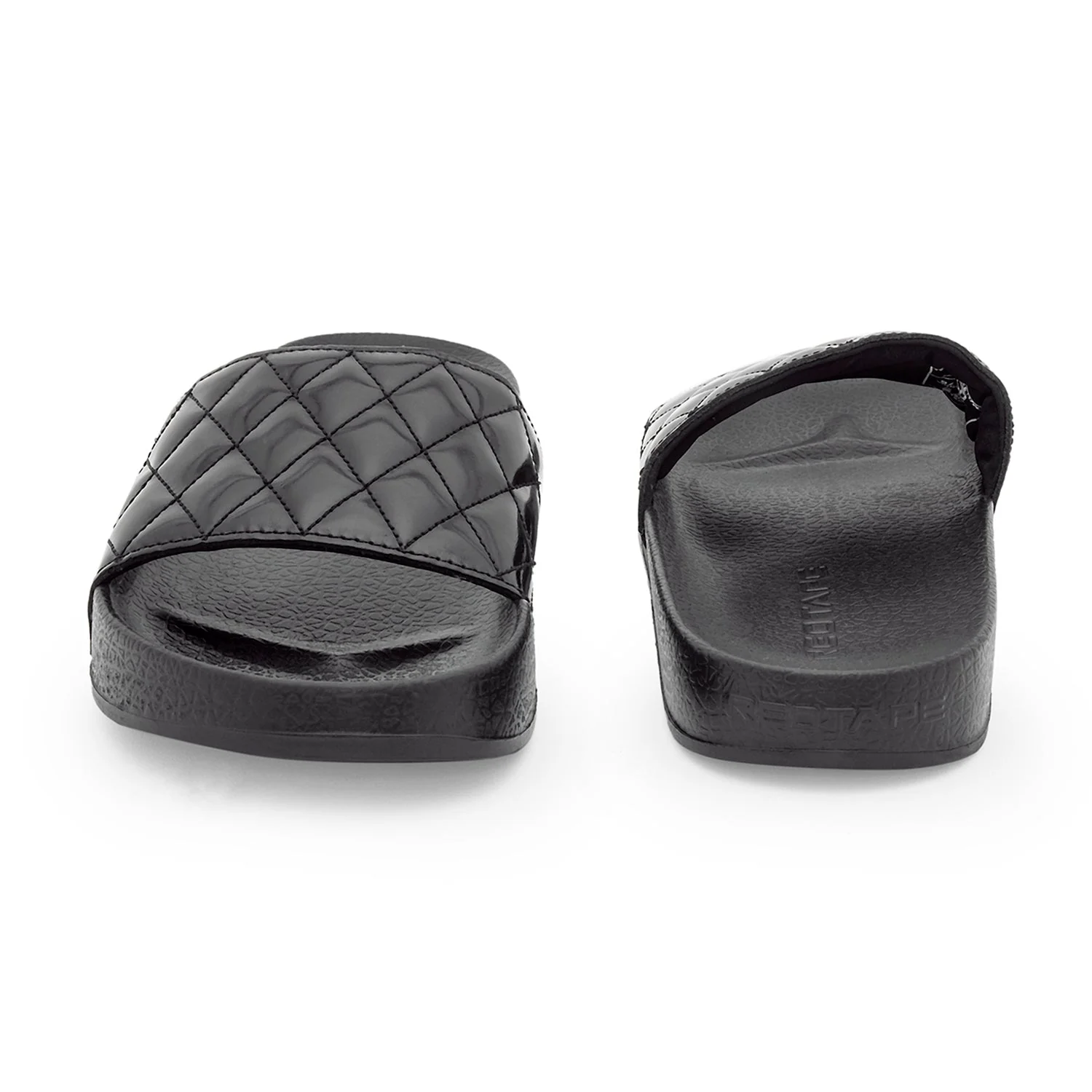 Mens Sliders in Black | Casual Pool Sliders - Image 4