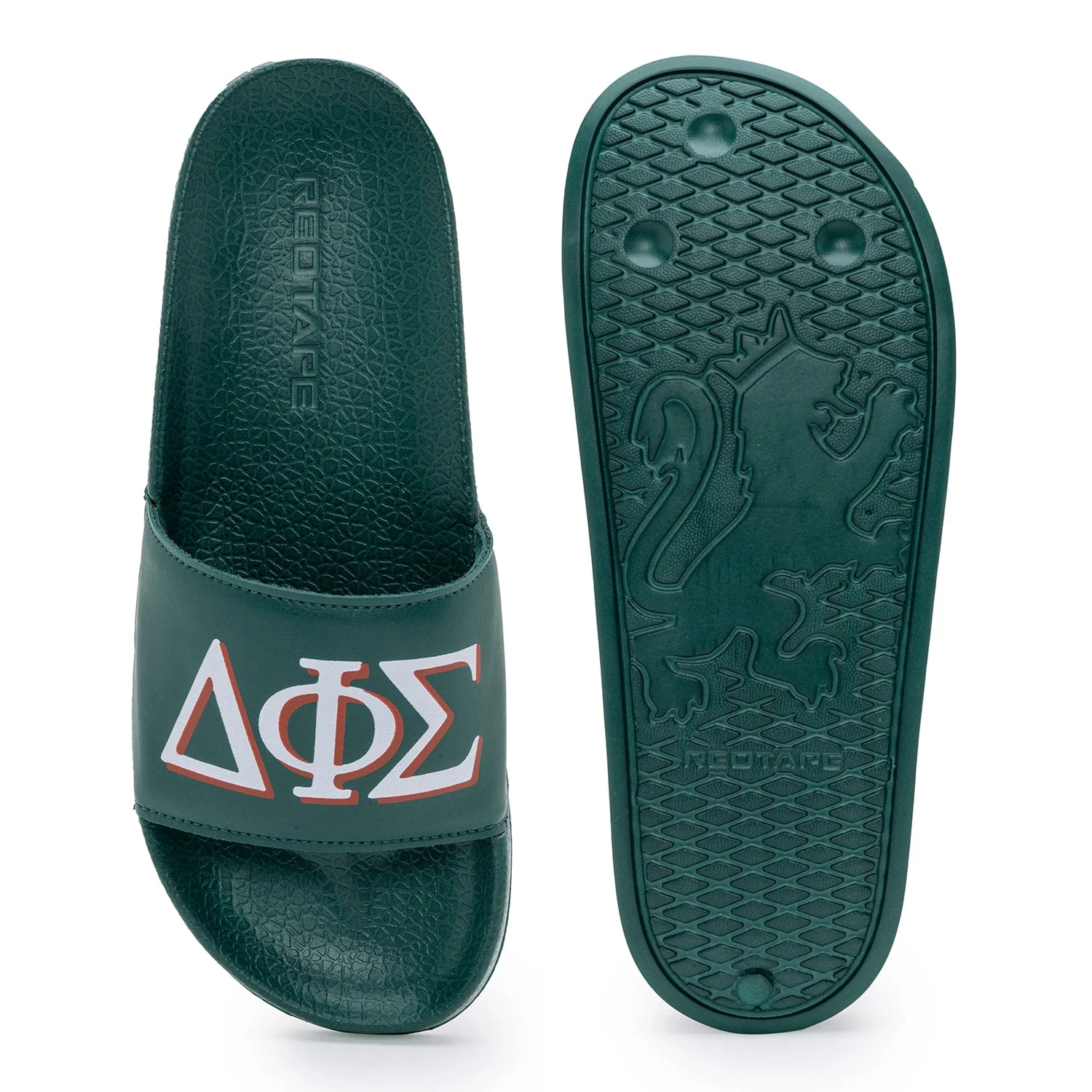 Mens Sliders in Dark Green | Casual Pool Sliders - Image 5