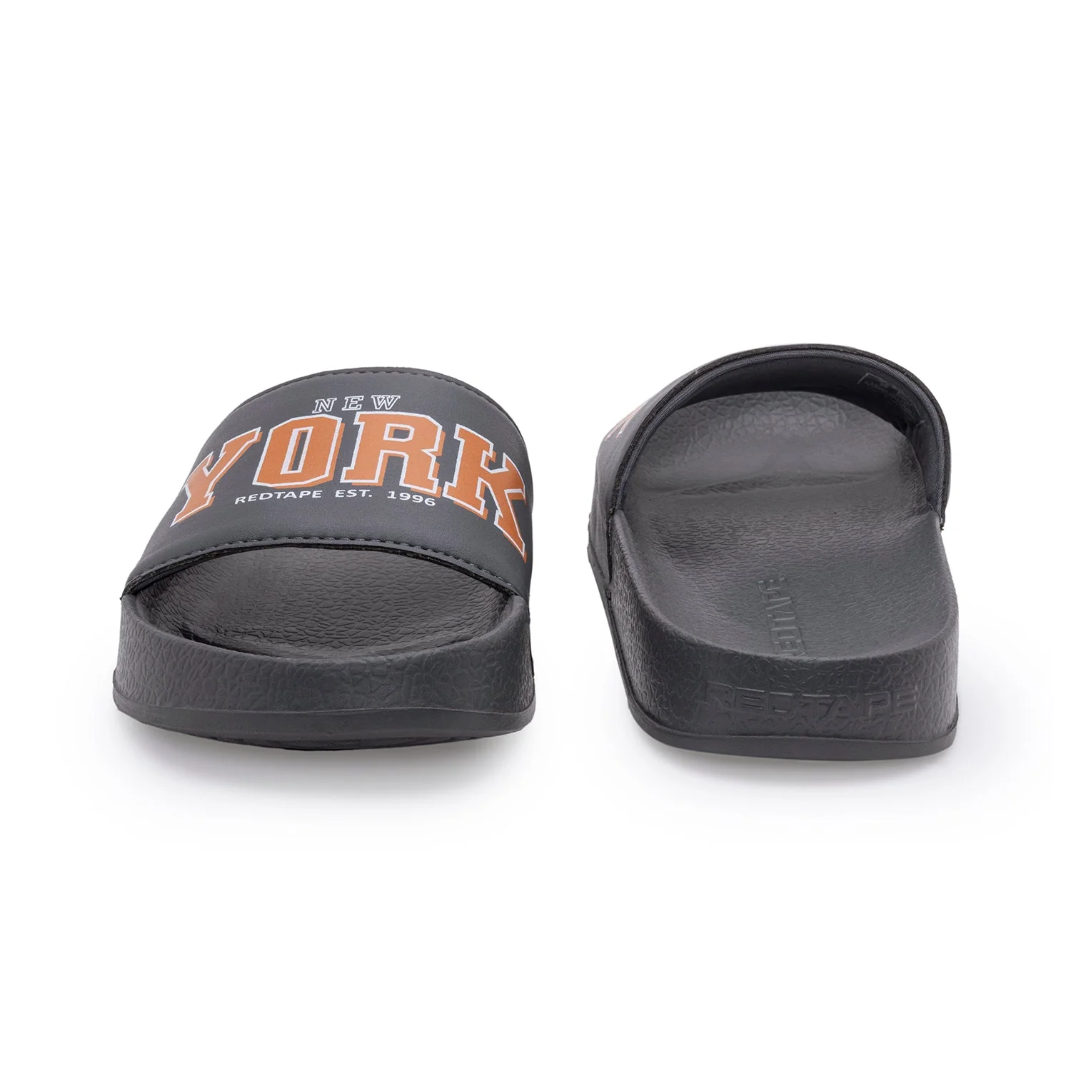 Mens Sliders in Dark Grey | Casual Pool Sliders - Image 4