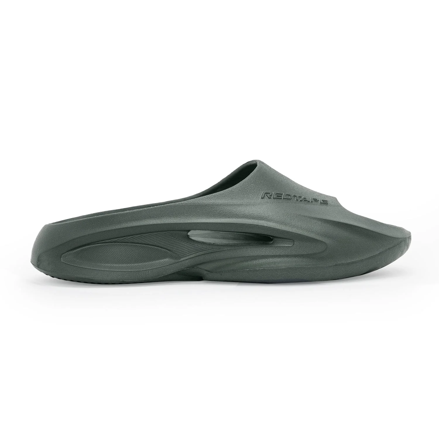 Mens Sliders in  Green | Casual Pool Sliders - Image 2