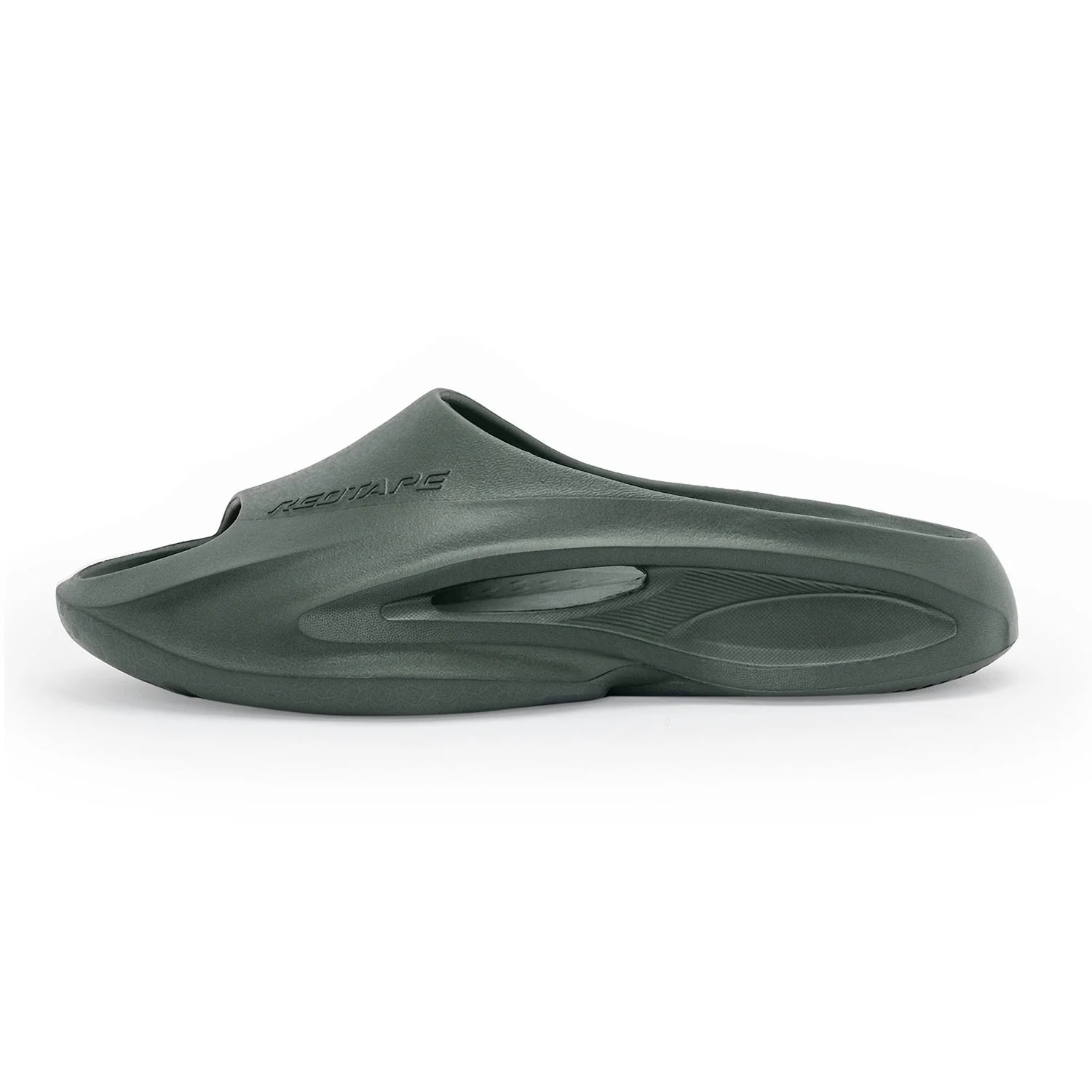Mens Sliders in  Green | Casual Pool Sliders - Image 3