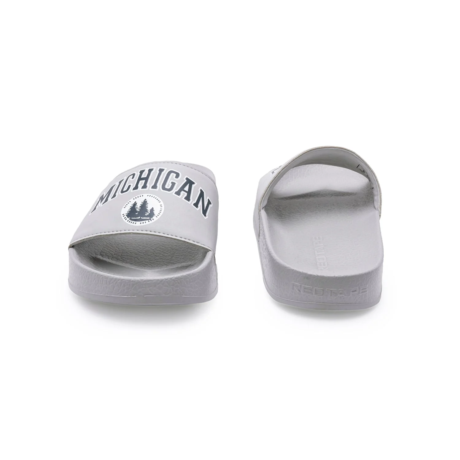 Mens Sliders in Grey | Casual Pool Sliders - Image 4