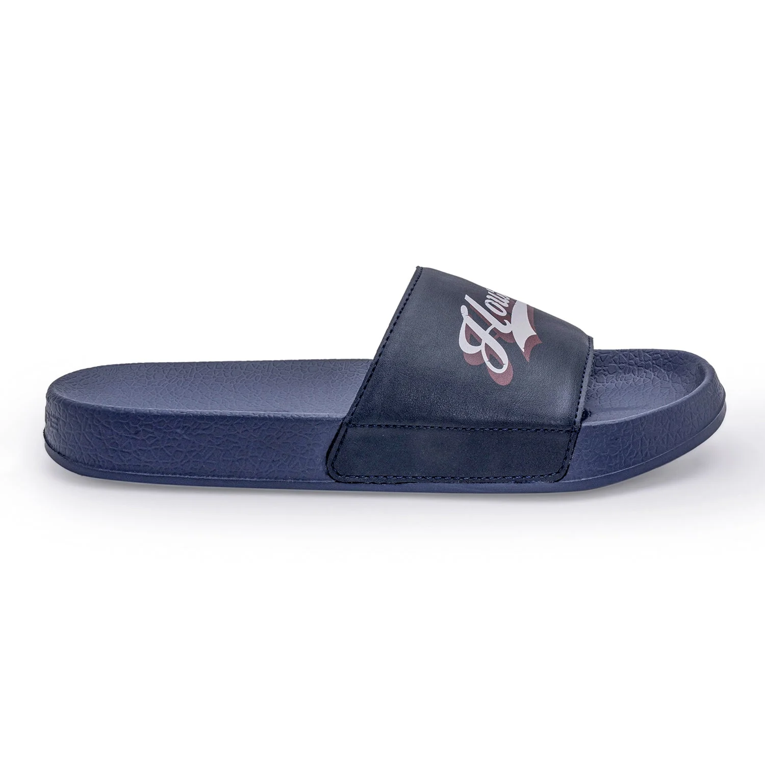 Mens Sliders in Navy | Casual Pool Sliders - Image 2
