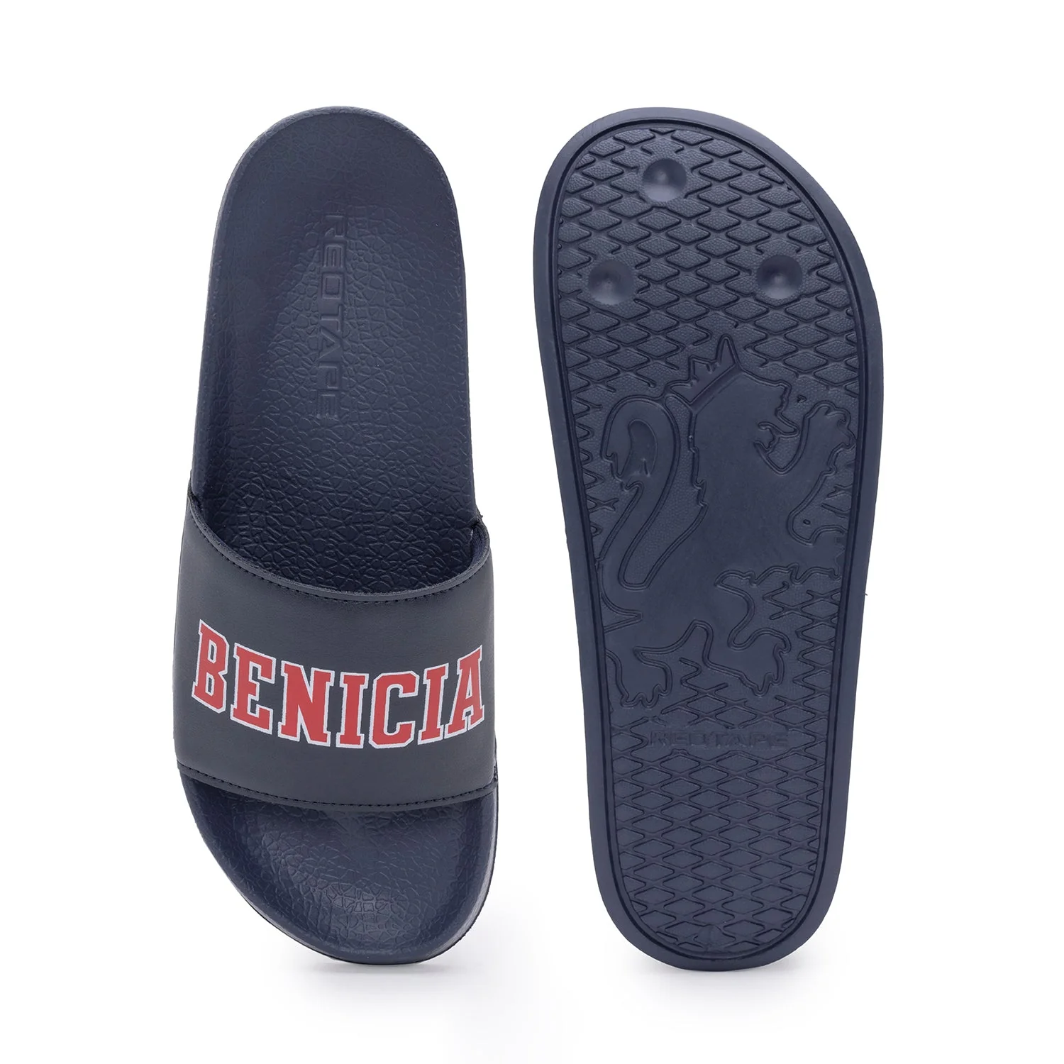 Mens Sliders in Navy | Casual Pool Sliders - Image 5