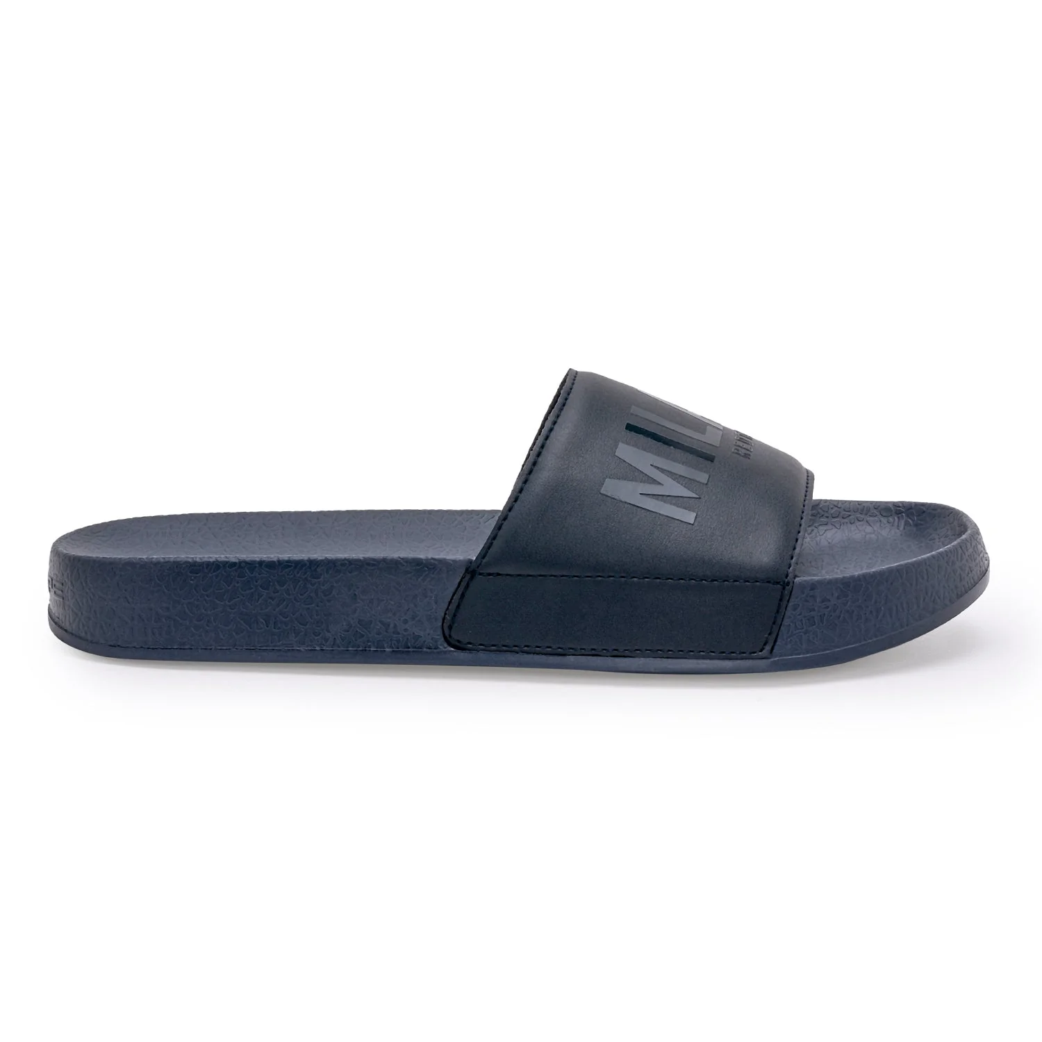 Mens Sliders in Navy | Casual Pool Sliders - Image 2