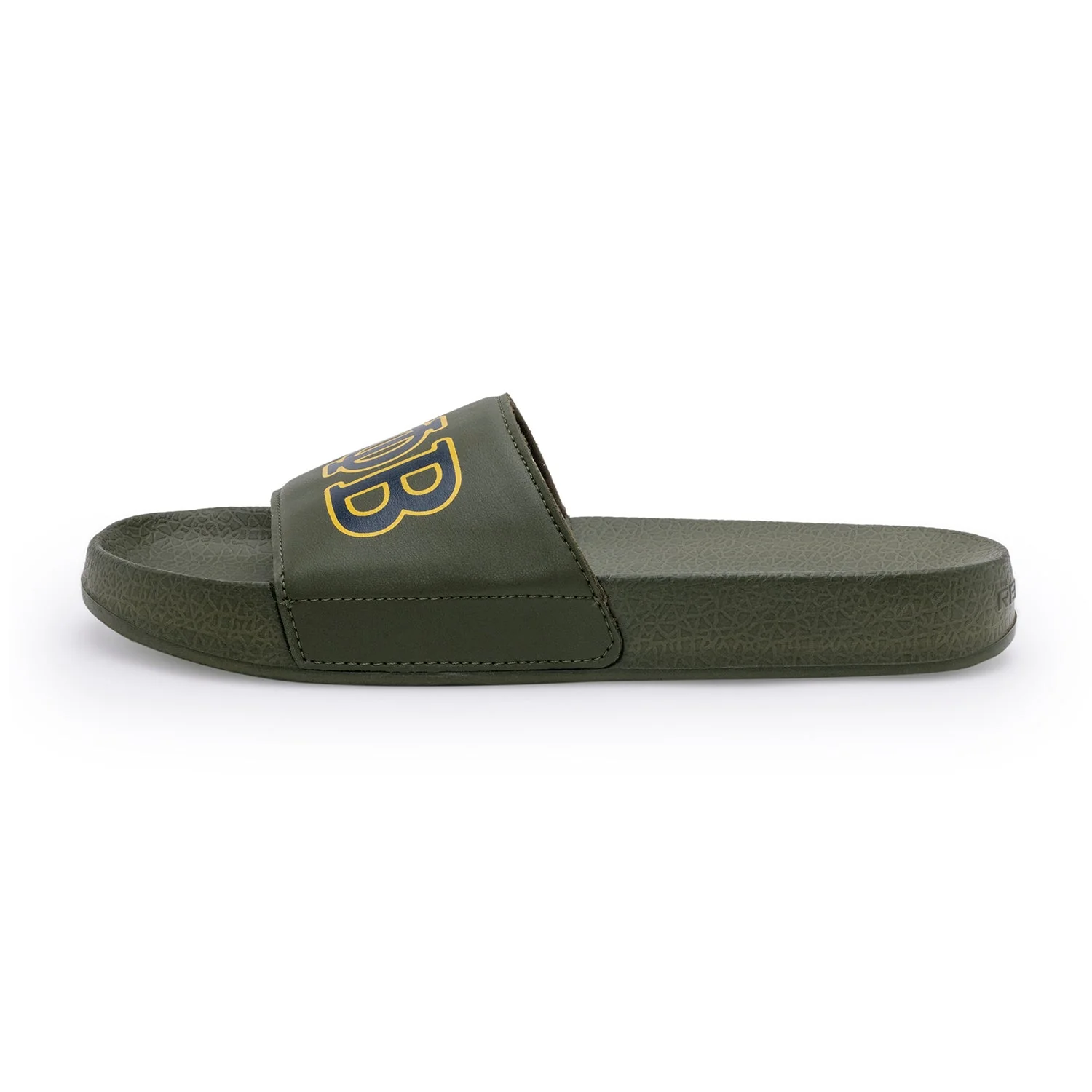 Mens Sliders in Olive | Casual Pool Sliders - Image 3