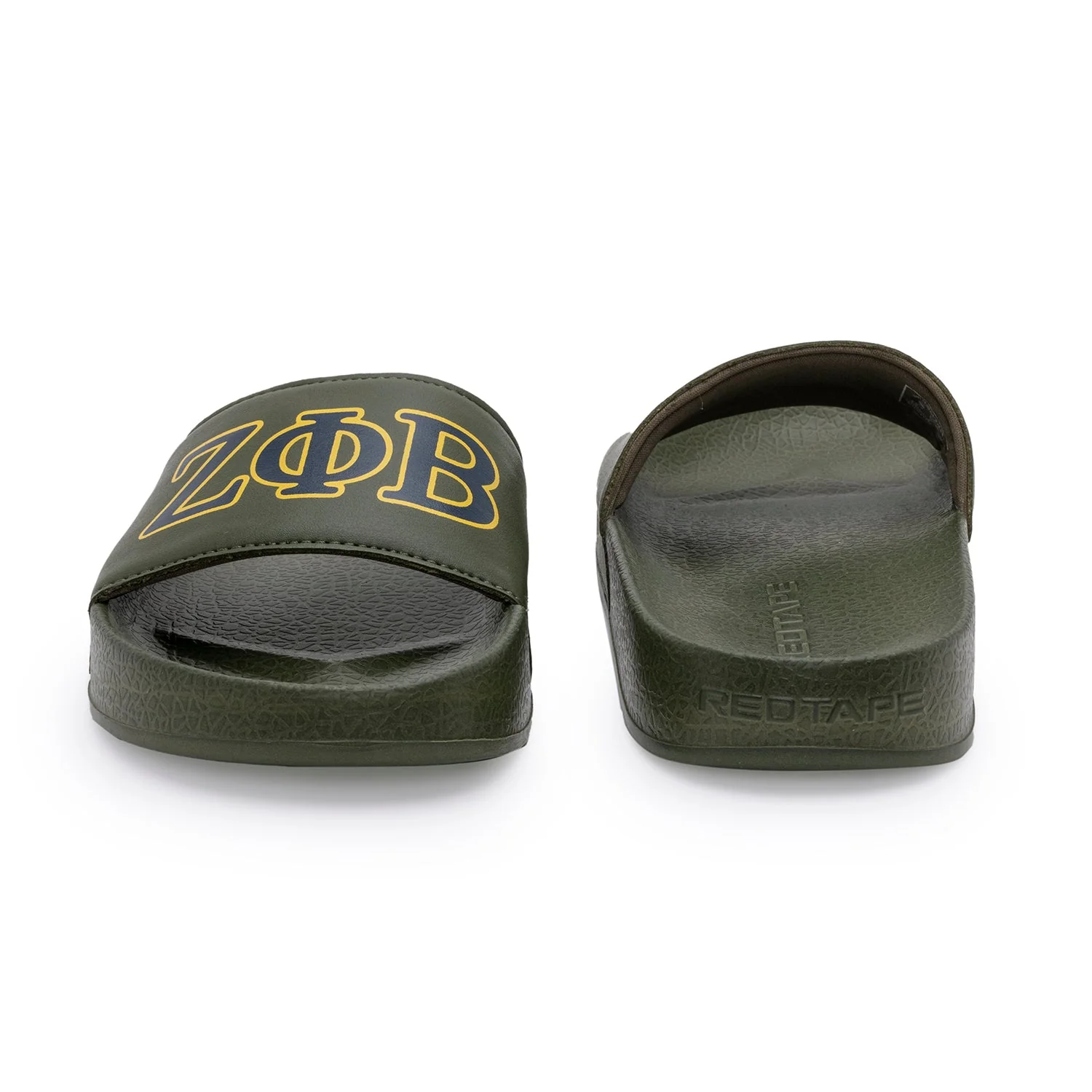 Mens Sliders in Olive | Casual Pool Sliders - Image 4