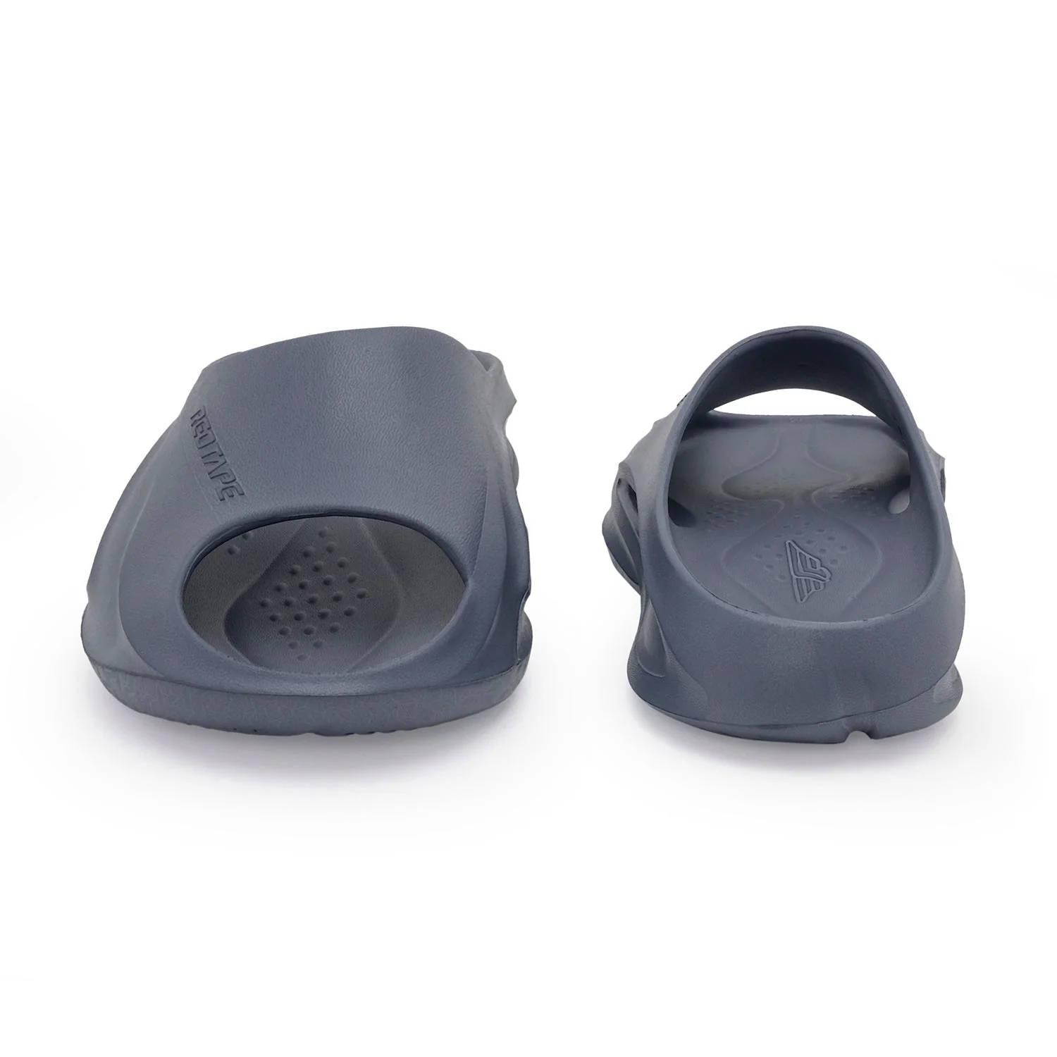 Mens Sliders in Stone Blue | Casual Pool Sliders - Image 4