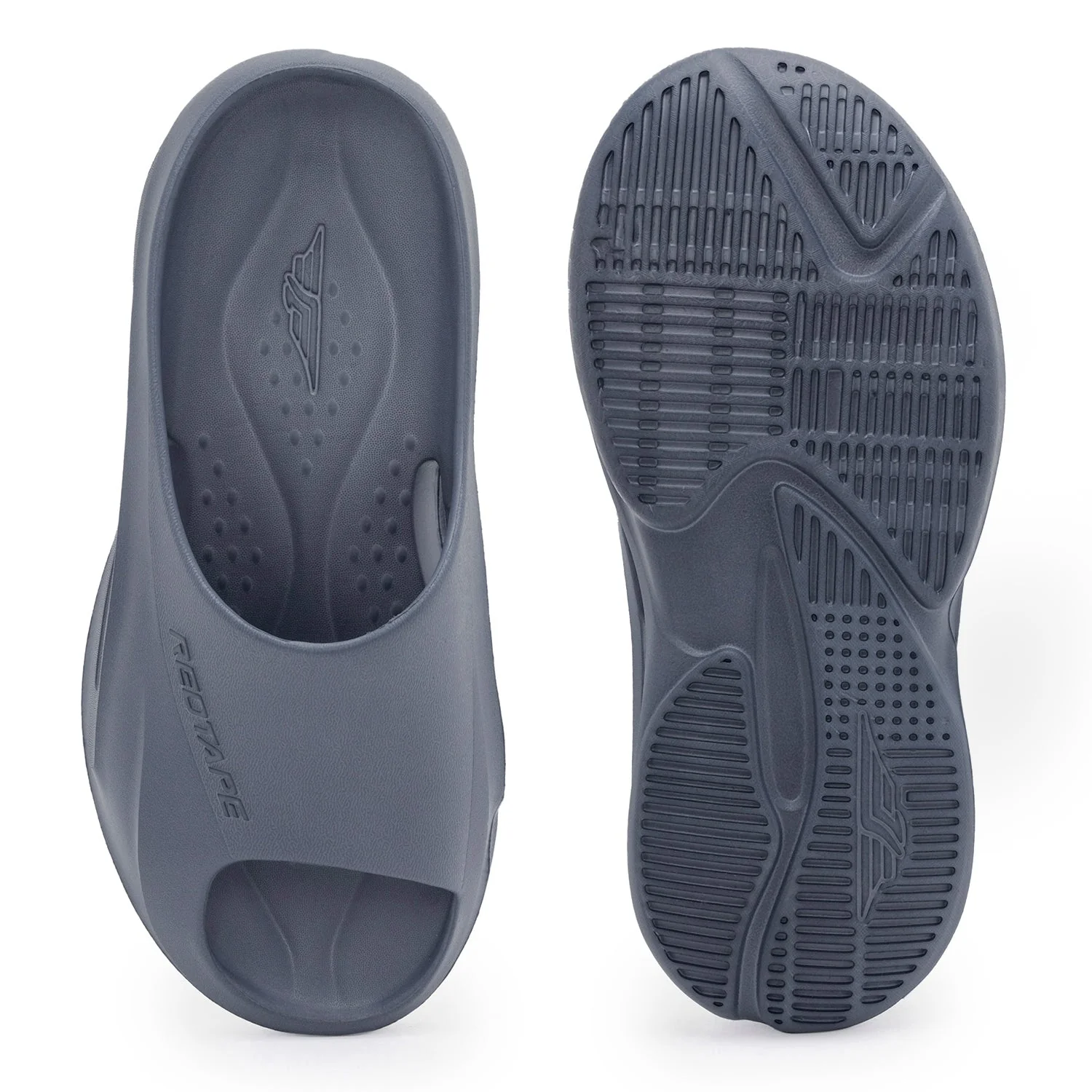 Mens Sliders in Stone Blue | Casual Pool Sliders - Image 5