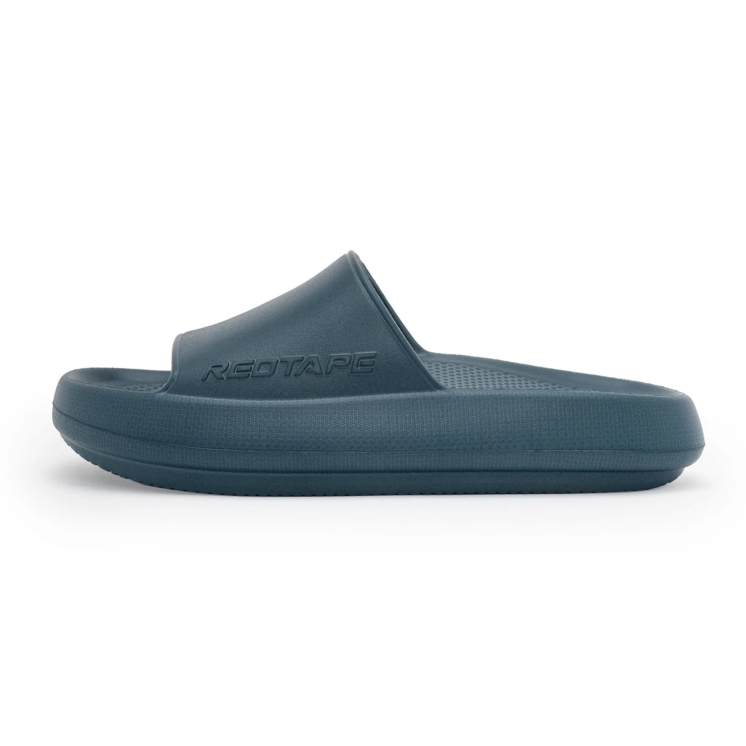 Mens Sliders in Stone Blue | Casual Pool Sliders - Image 3
