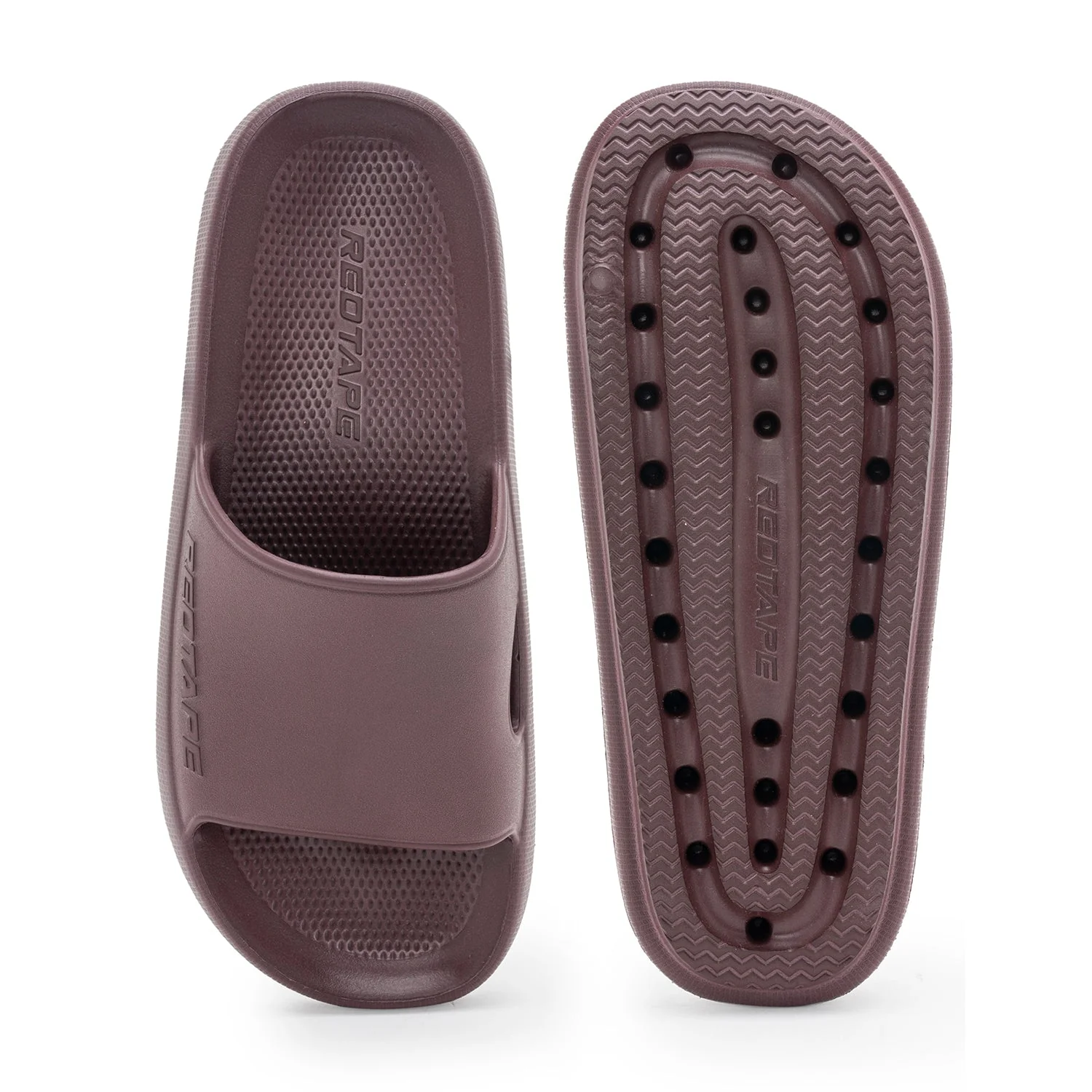 Mens Sliders in Wine | Casual Pool Sliders - Image 5