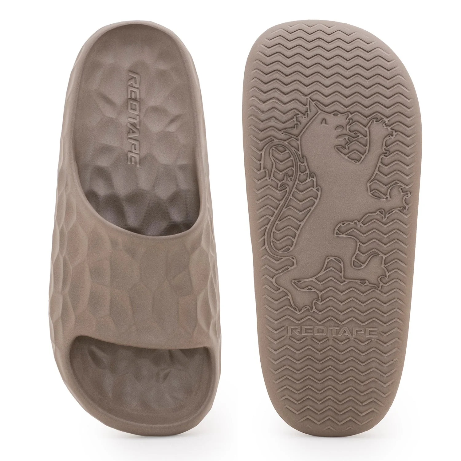 Mens Sliders in Brown - Image 5