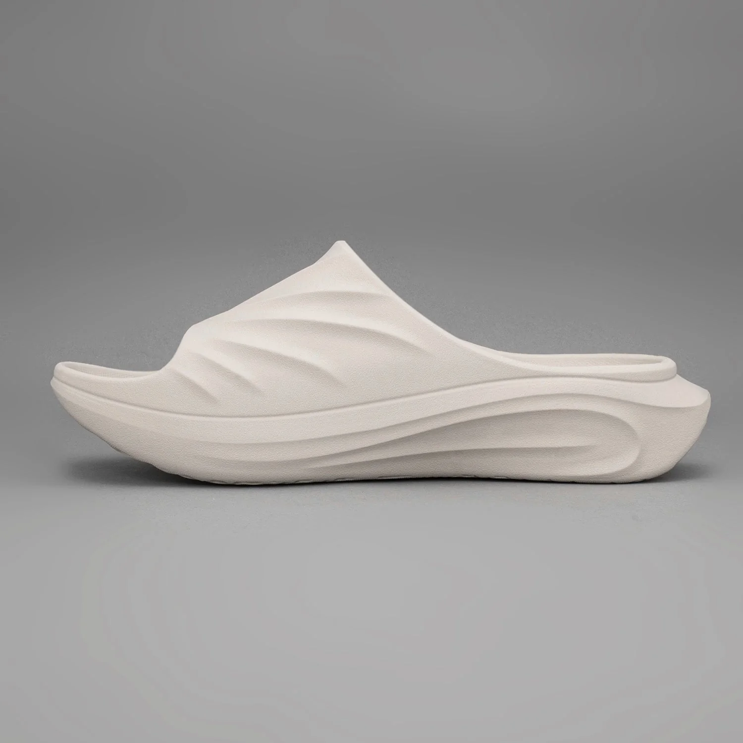 Mens Sliders in Beige - Image 3