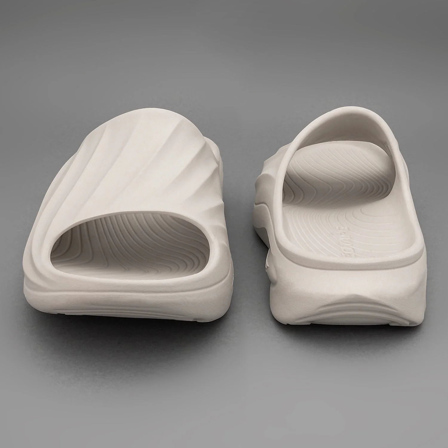 Mens Sliders in Beige - Image 4