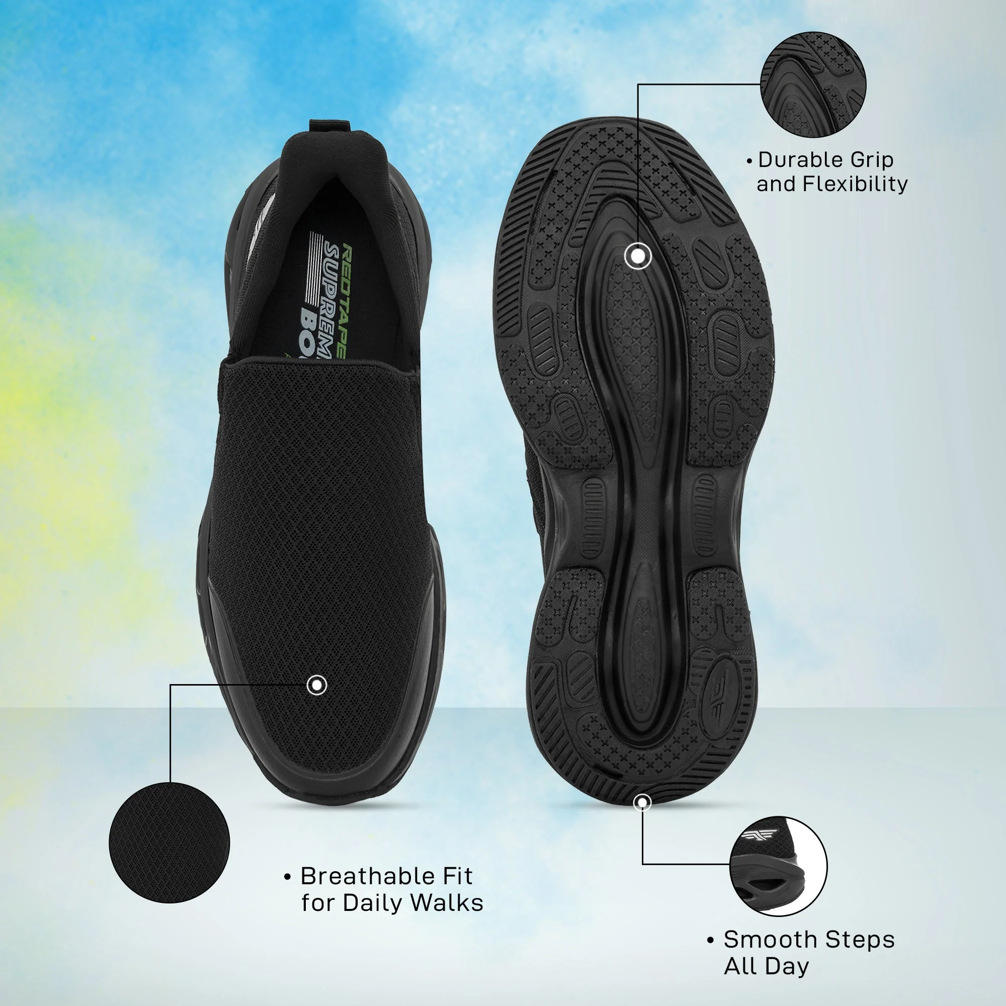 Men's Slipon for Breathable Comfort and Daily Support - Image 5