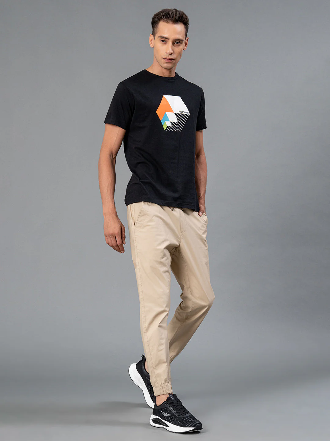 Men's Solid Casual Joggers - Image 5