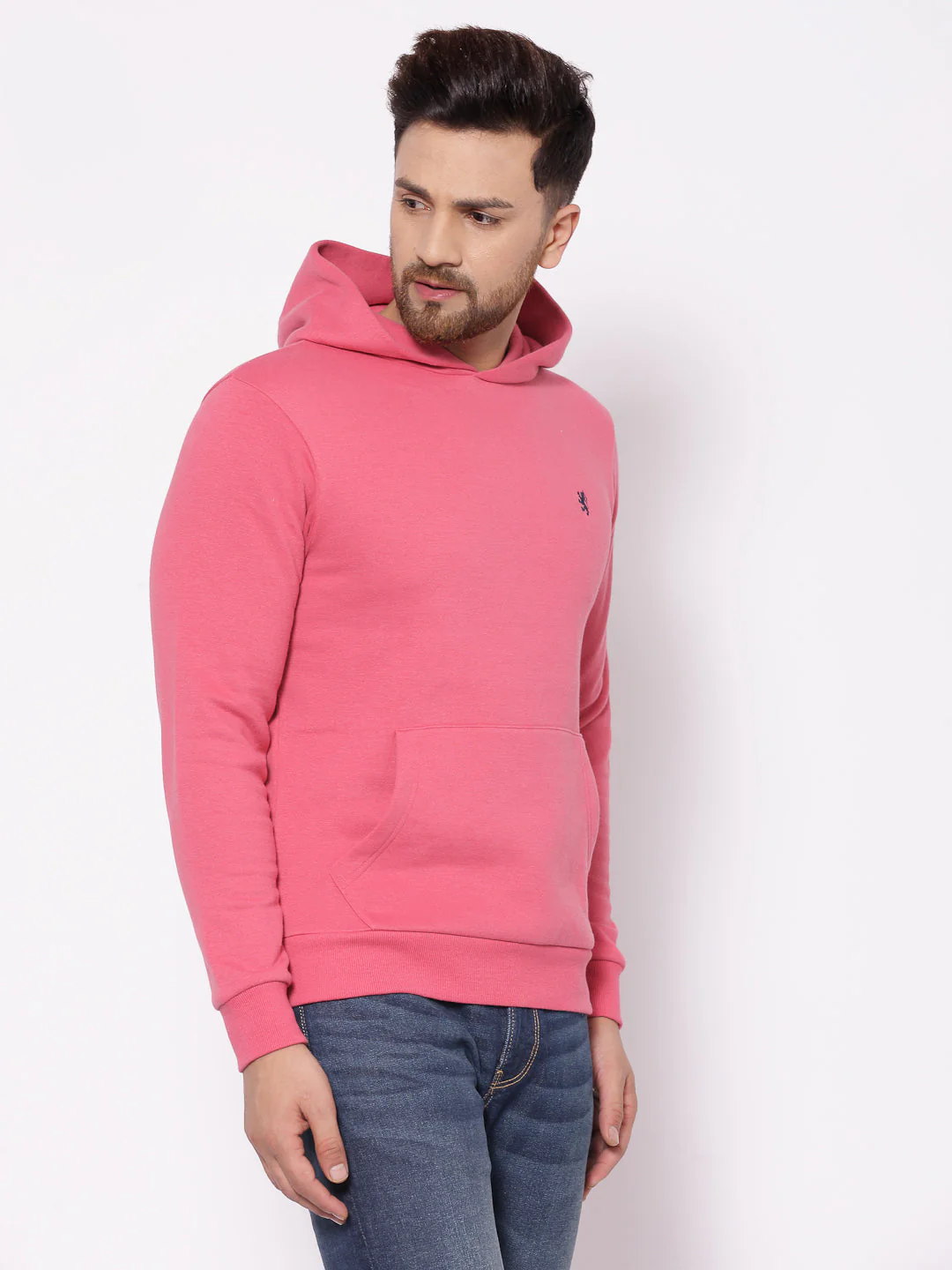 Men's Solid Garnet Hoodies - Image 2