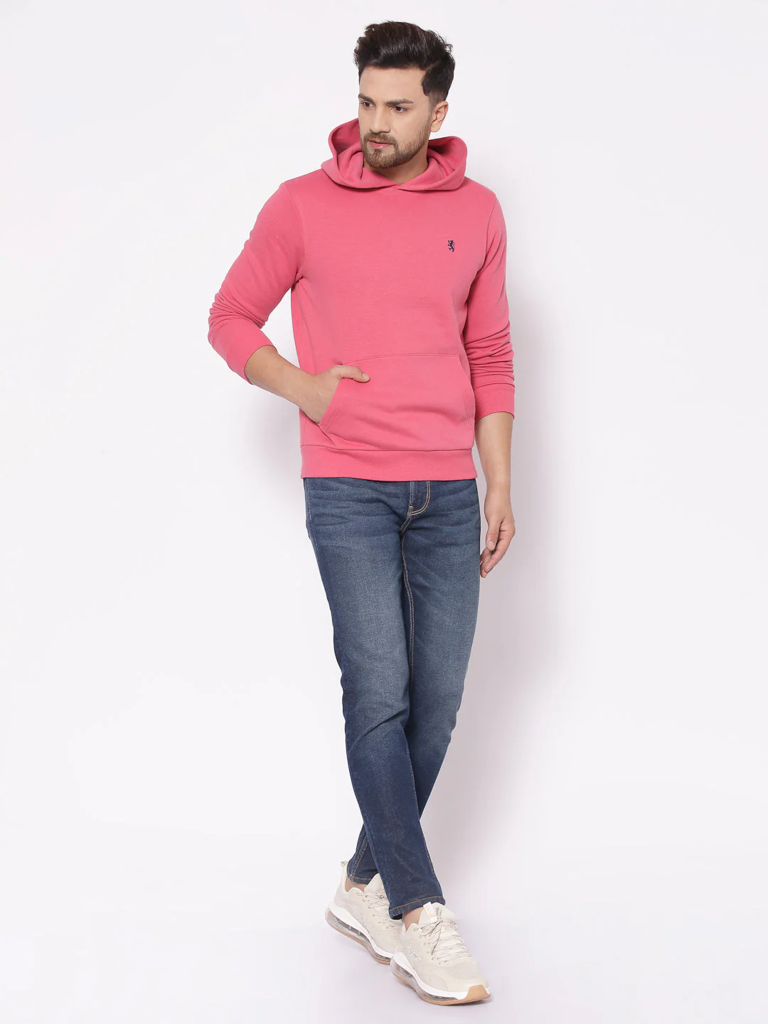 Men's Solid Garnet Hoodies - Image 4
