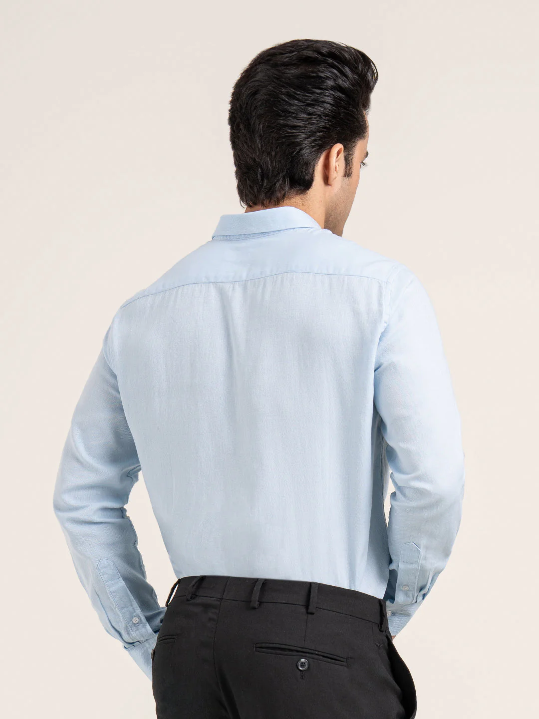 Menâ€™s Solid Cotton Shirt for Everyday Casual Comfort - Image 5