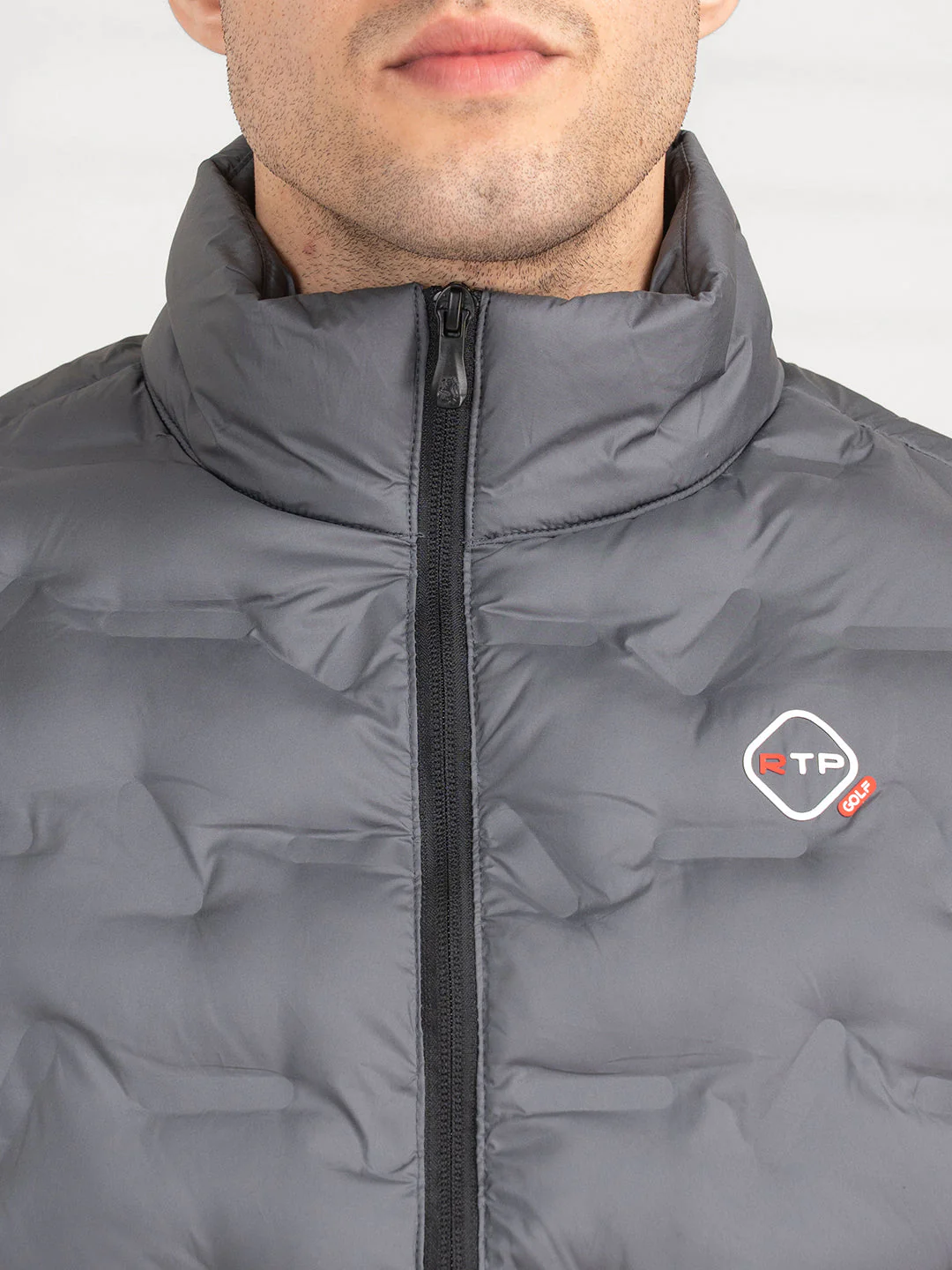 Men's Stone Grey Sleeveless Jacket | Winter Heatseal Jackets for Men - Image 4