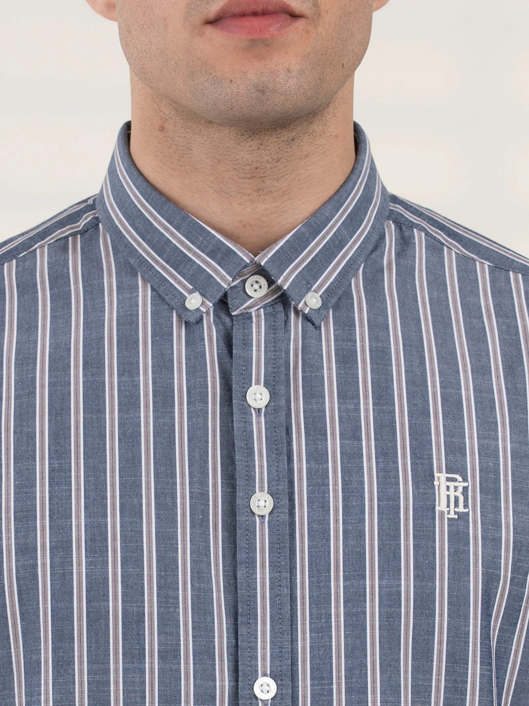 Men's Stripe Shirt | Everyday Smart Casual Look - Image 6