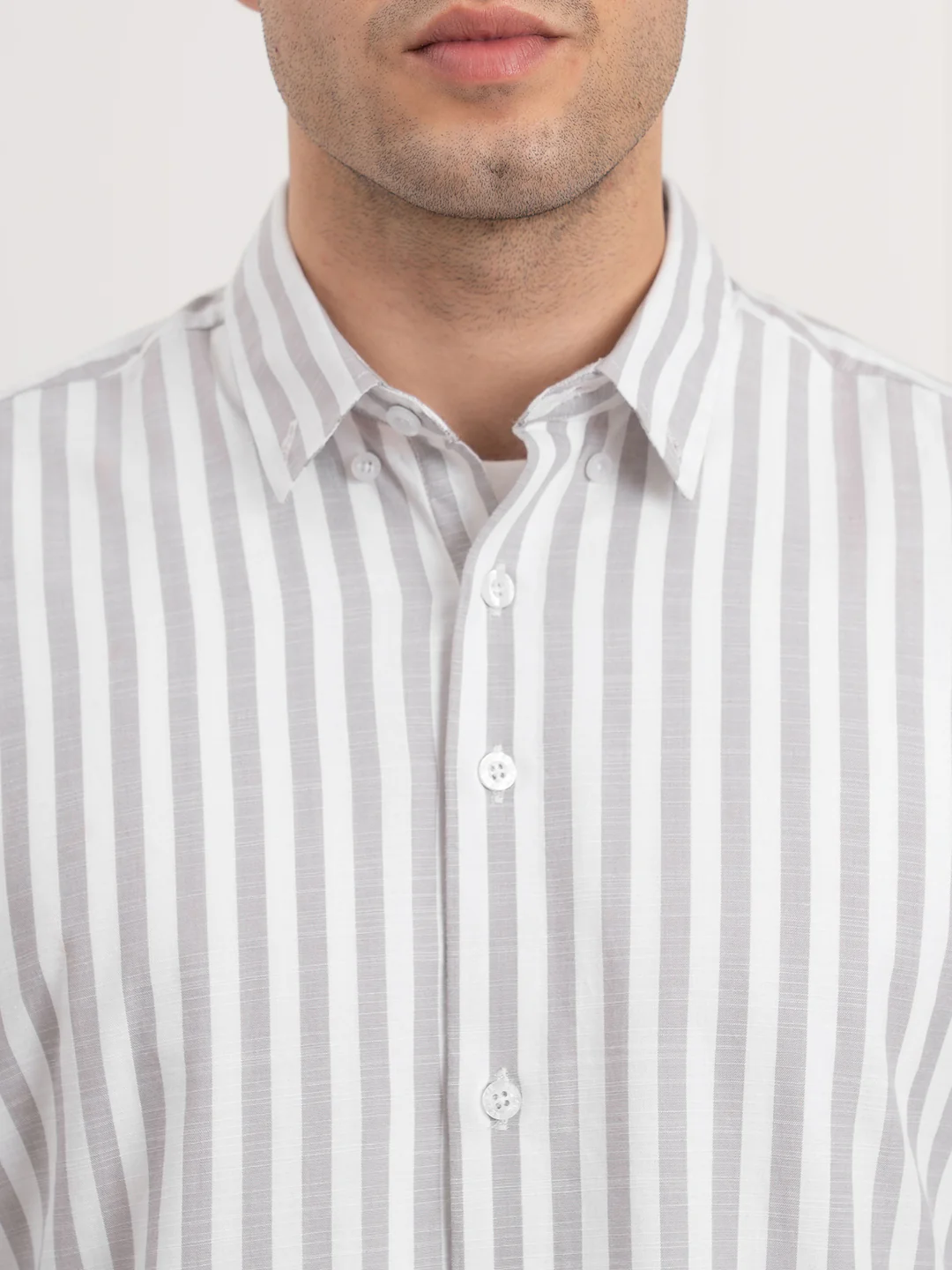 Menâ€™s Striped Cotton Shirt for Casual Everyday Style - Image 6
