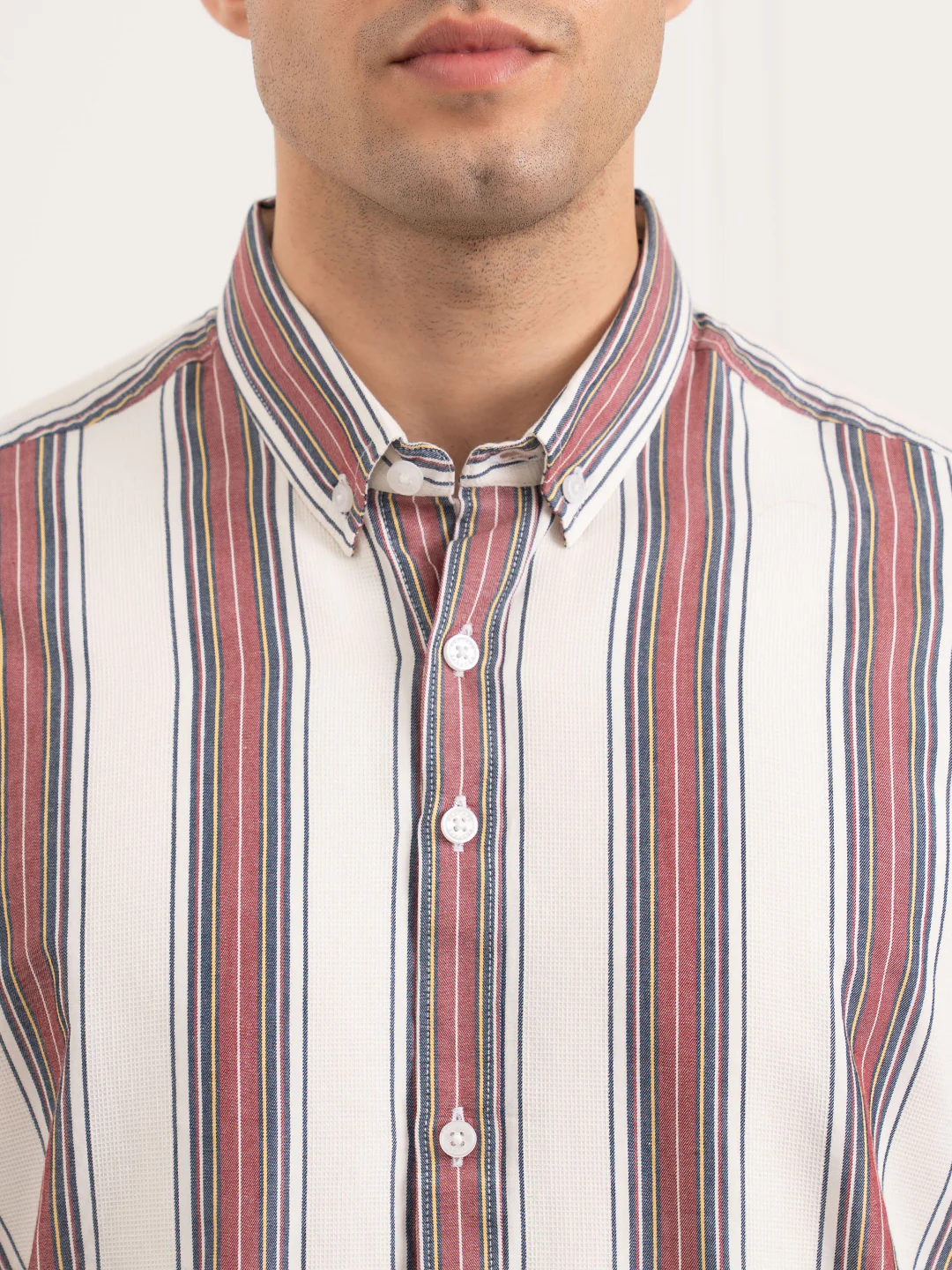 Menâ€™s Striped Cotton Shirt for Effortless Everyday Style - Image 6