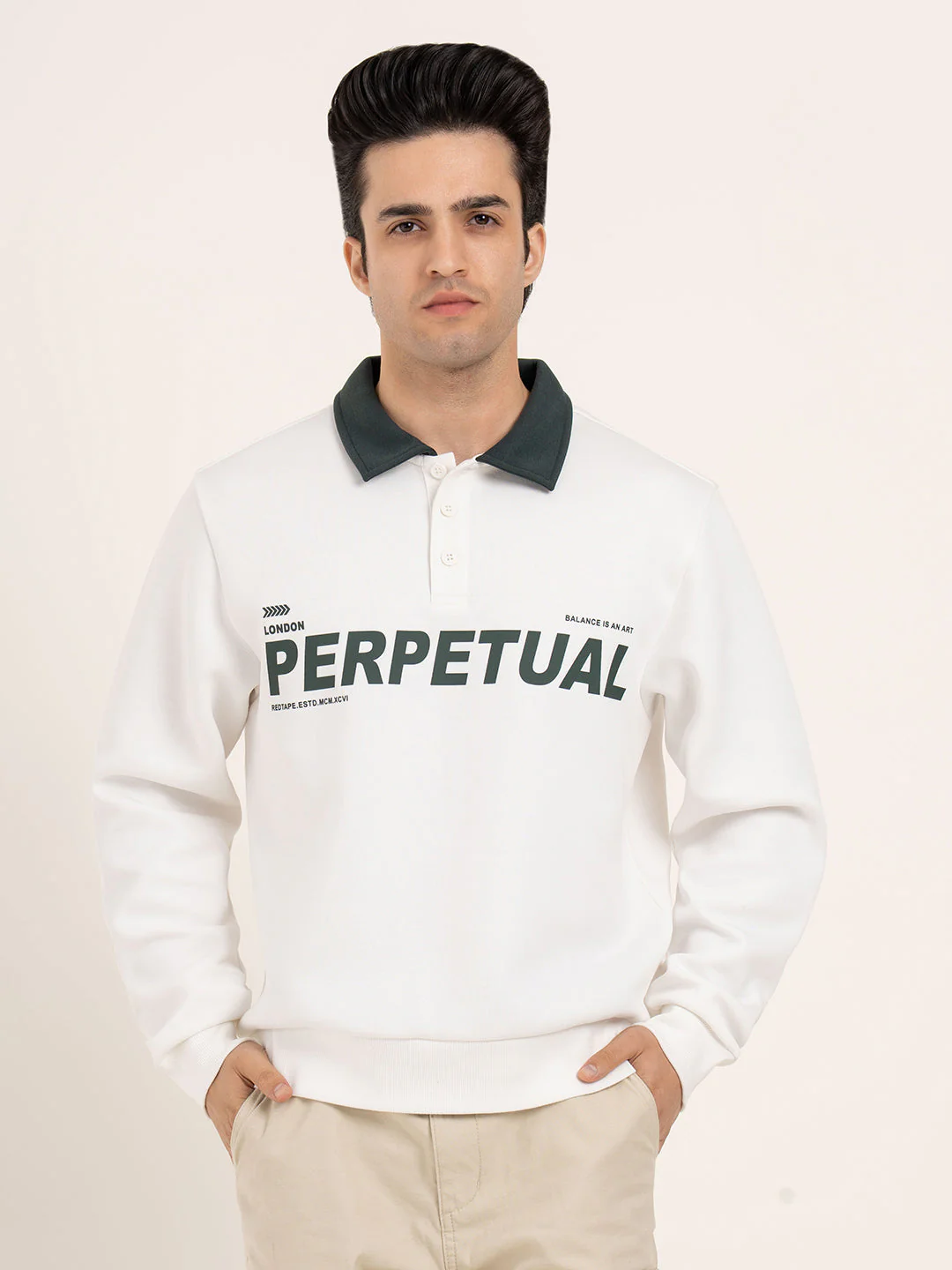 Men's Graphic Print Sweatshirt - Image 2