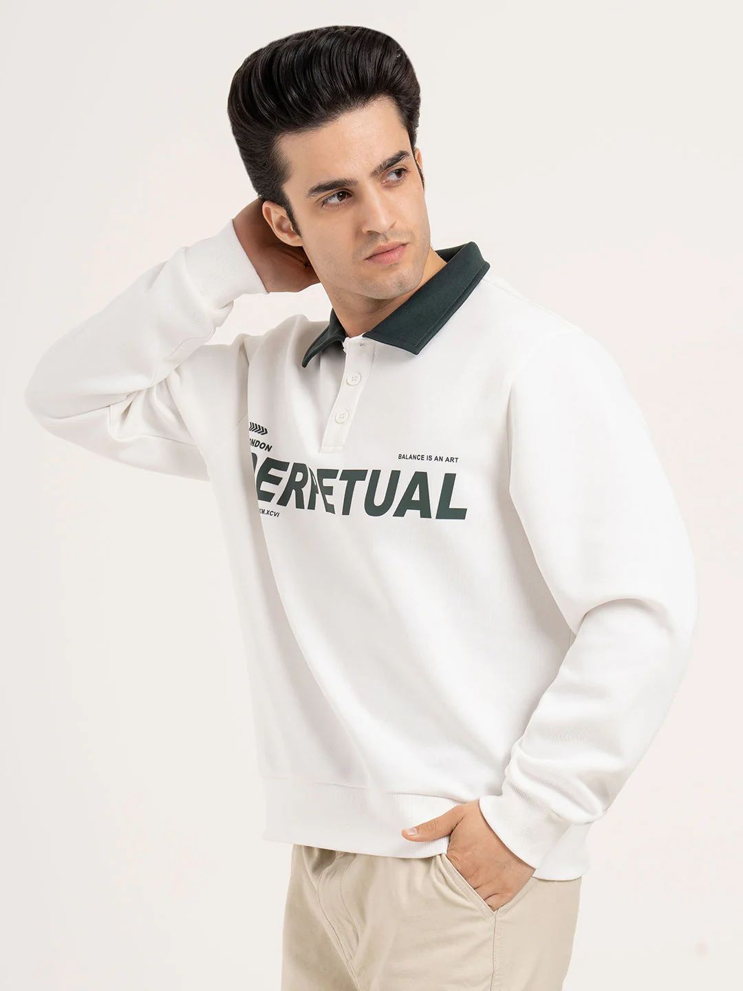 Men's Graphic Print Sweatshirt - Image 4